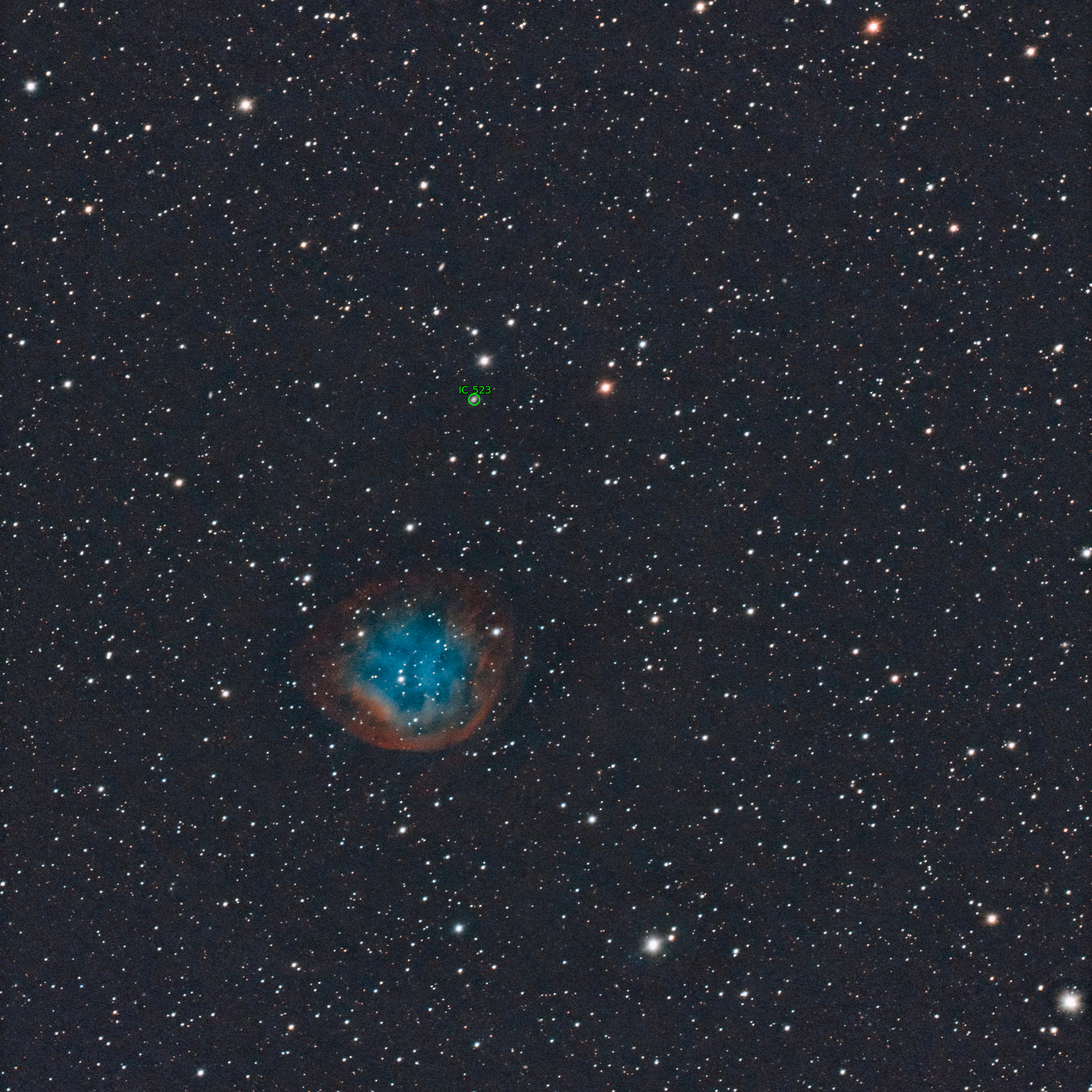 Sternkarten-Overlay (Astrometry.net)