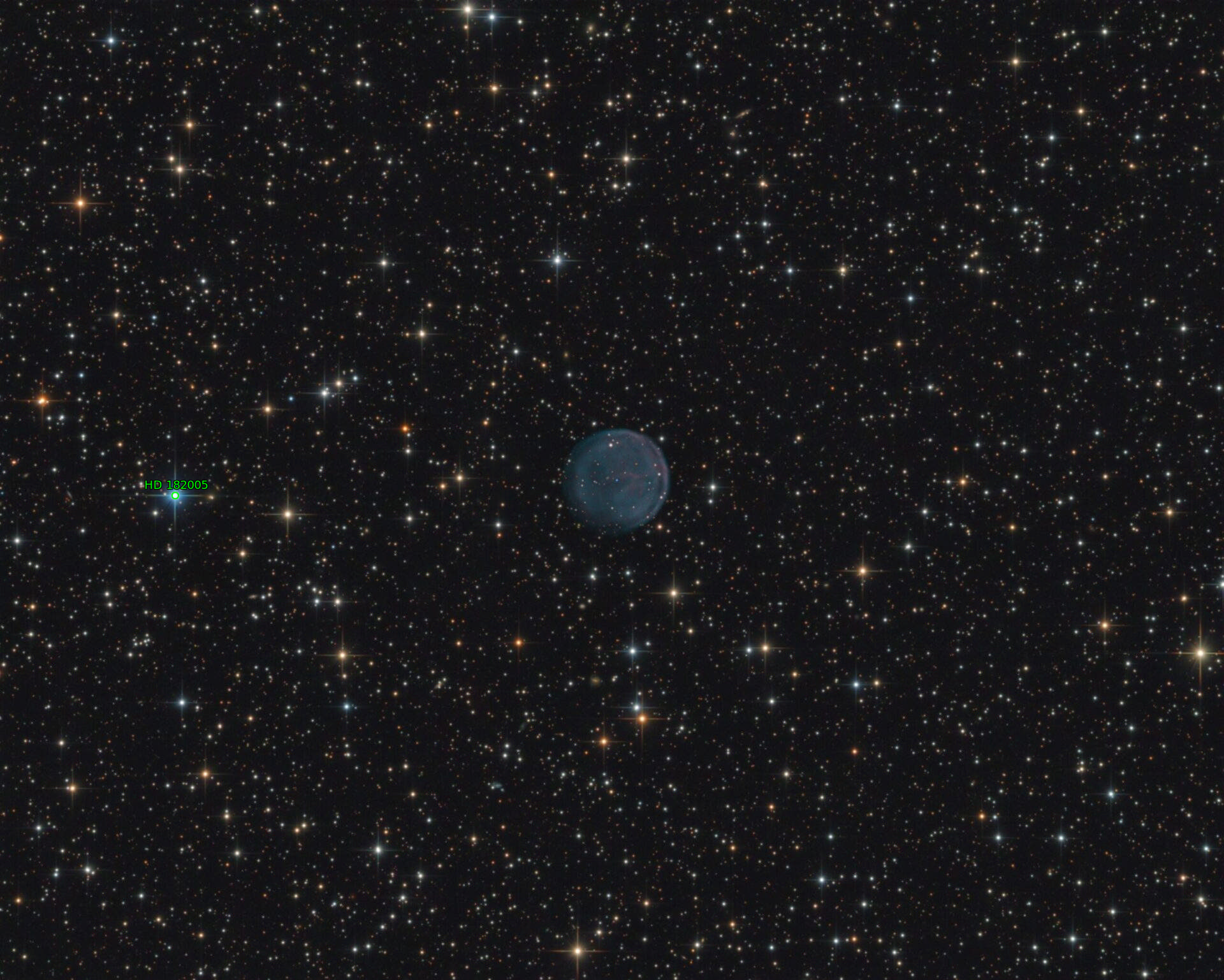 Sternkarten-Overlay (Astrometry.net)