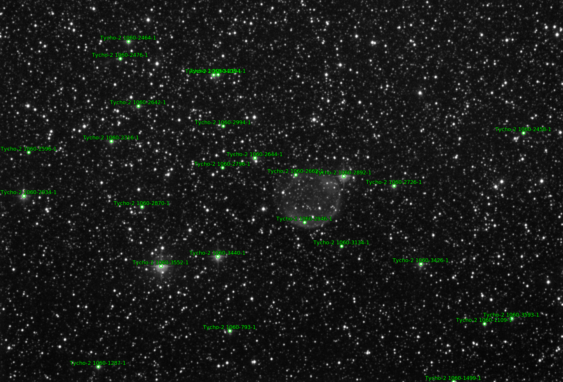 Sternkarten-Overlay (Astrometry.net)