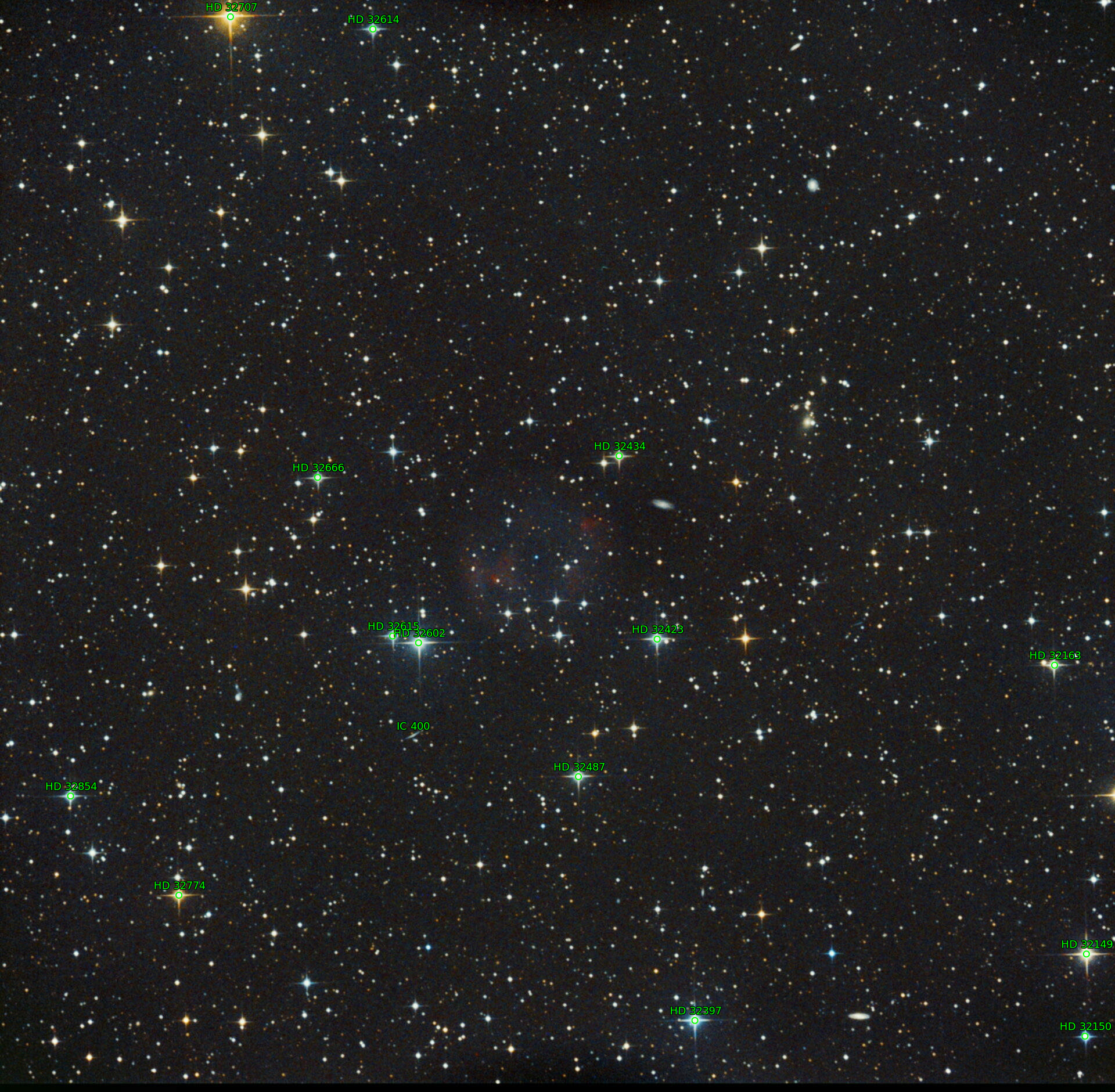 Sternkarten-Overlay (Astrometry.net)