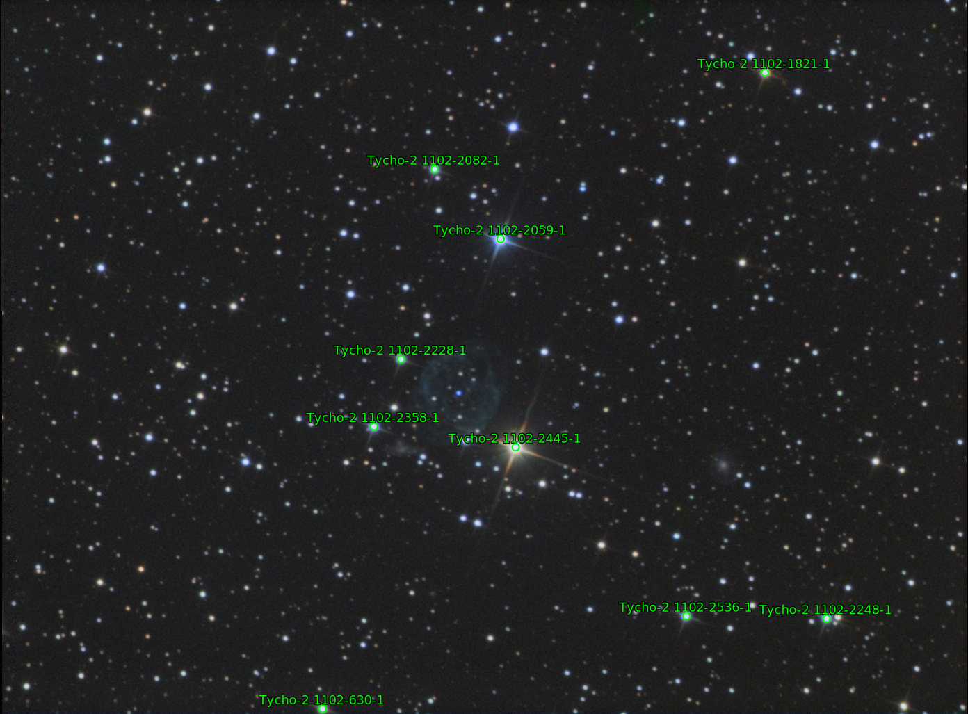 Sternkarten-Overlay (Astrometry.net)