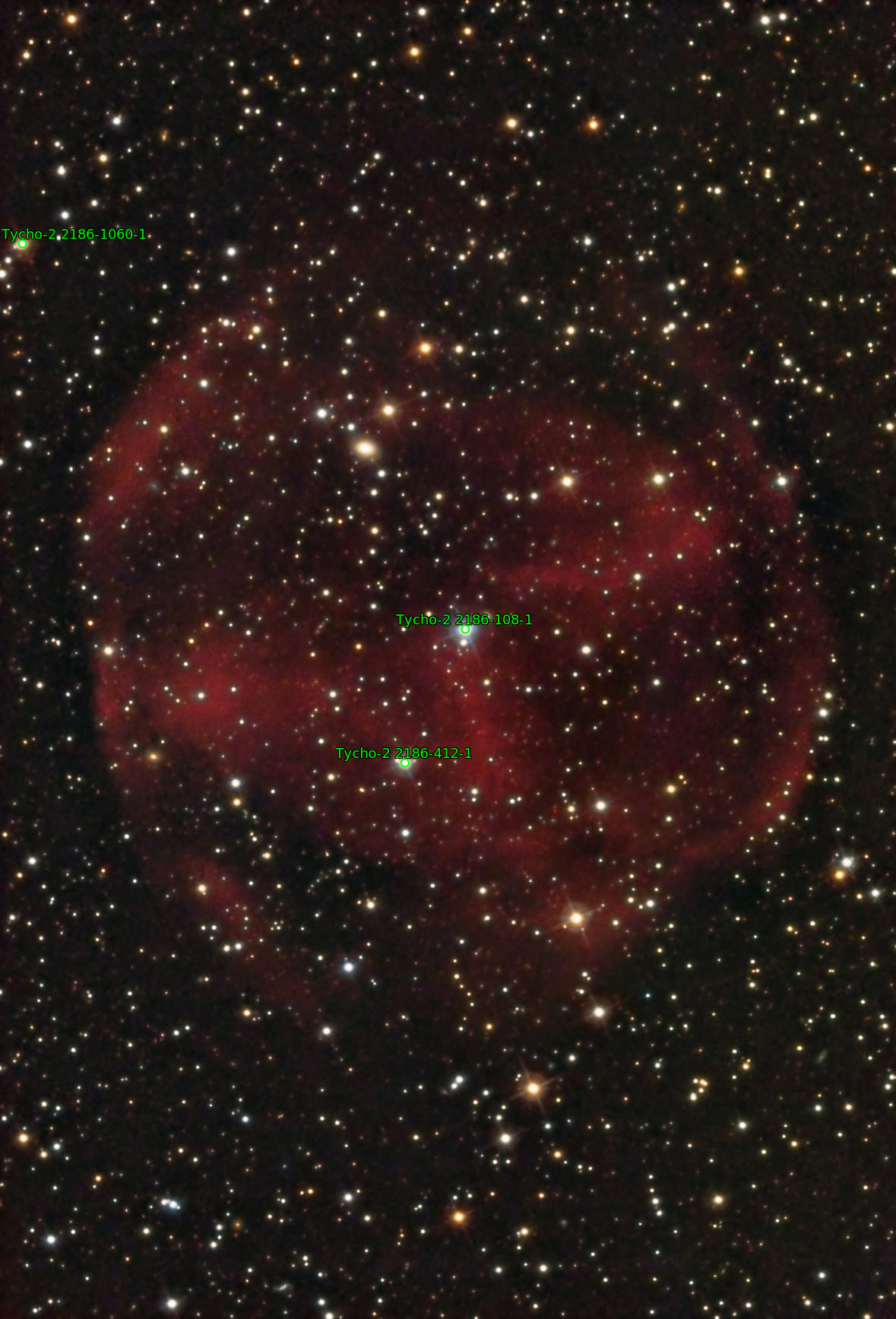 Sternkarten-Overlay (Astrometry.net)