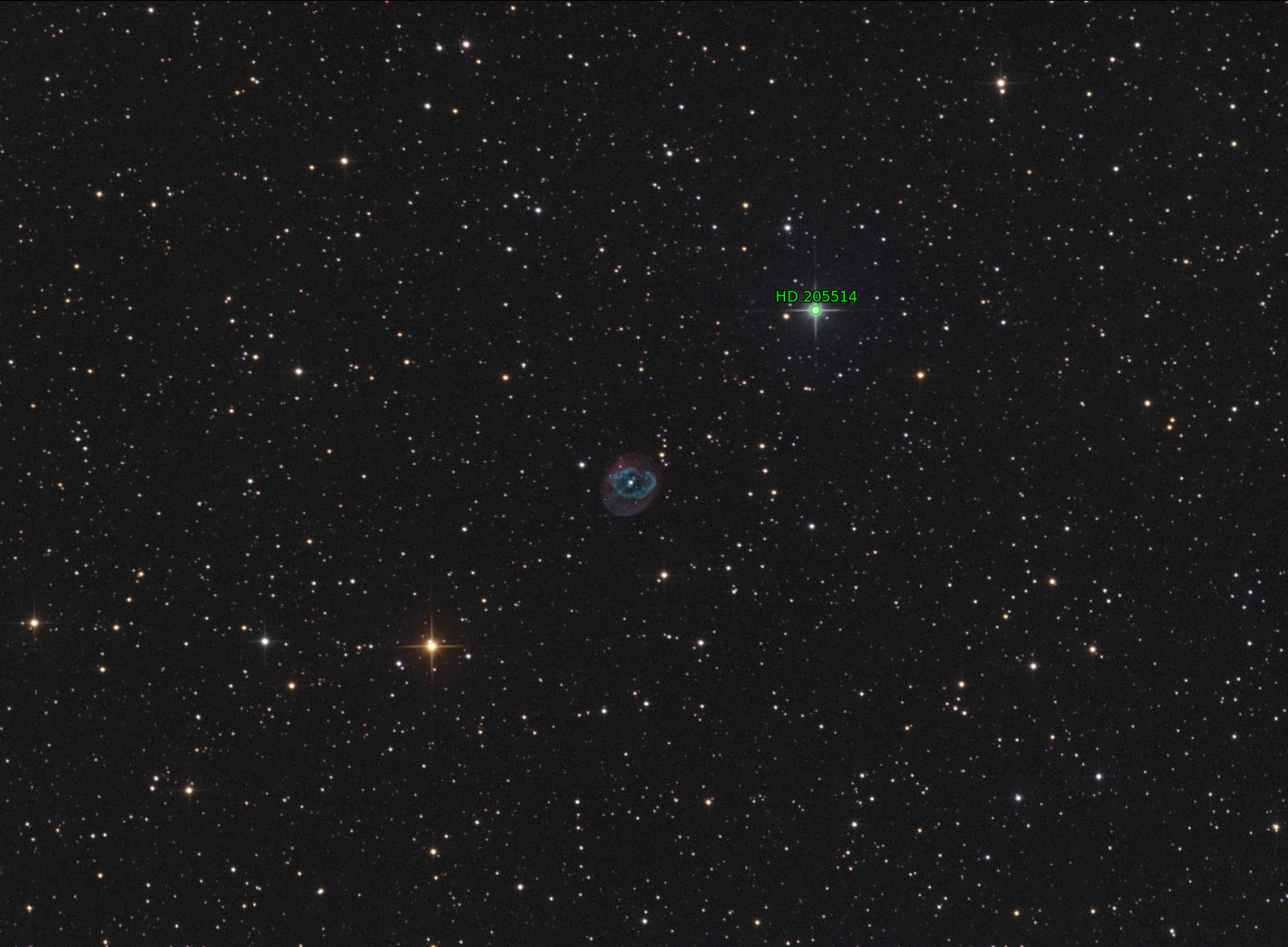 Sternkarten-Overlay (Astrometry.net)