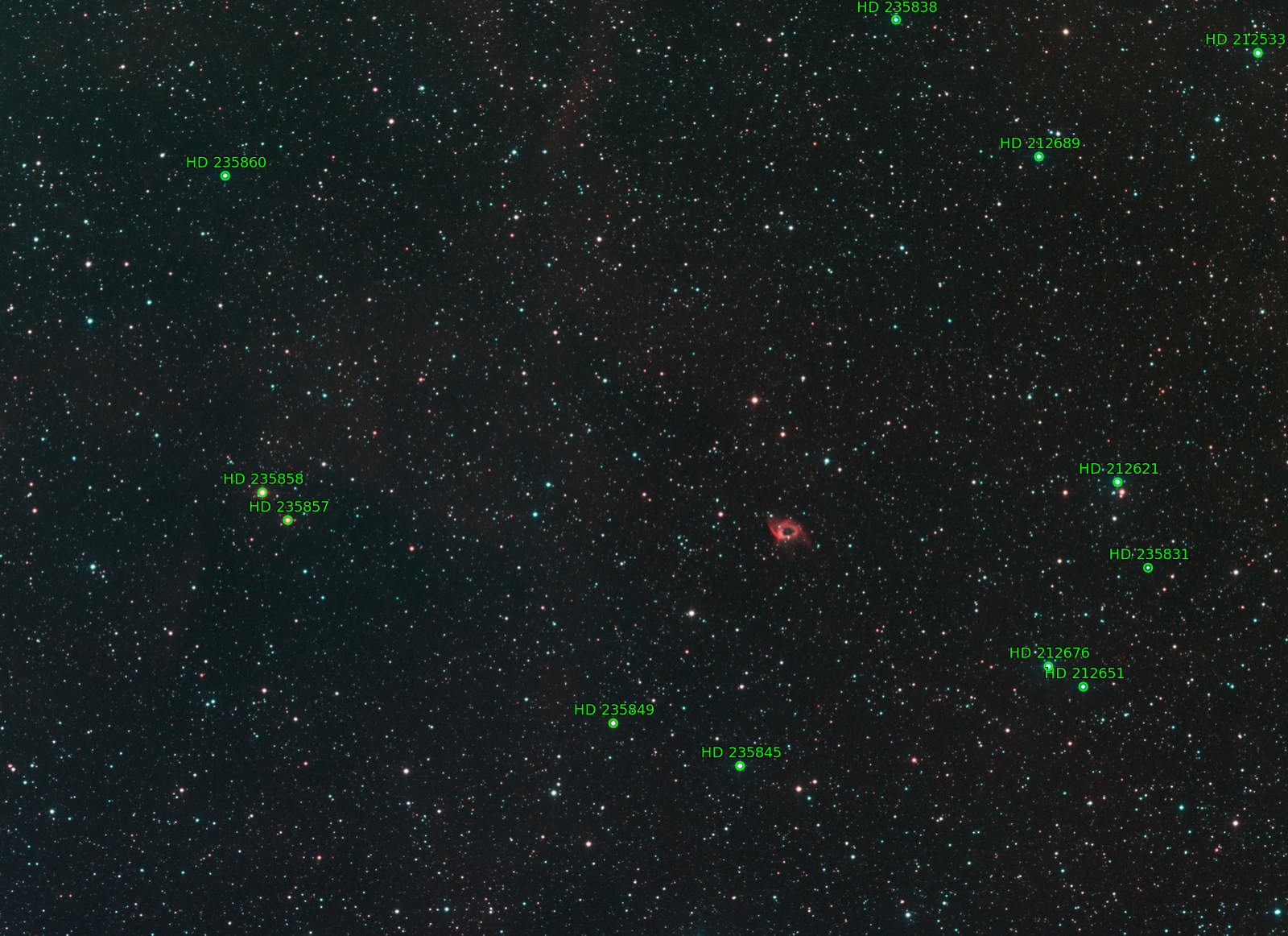 Sternkarten-Overlay (Astrometry.net)
