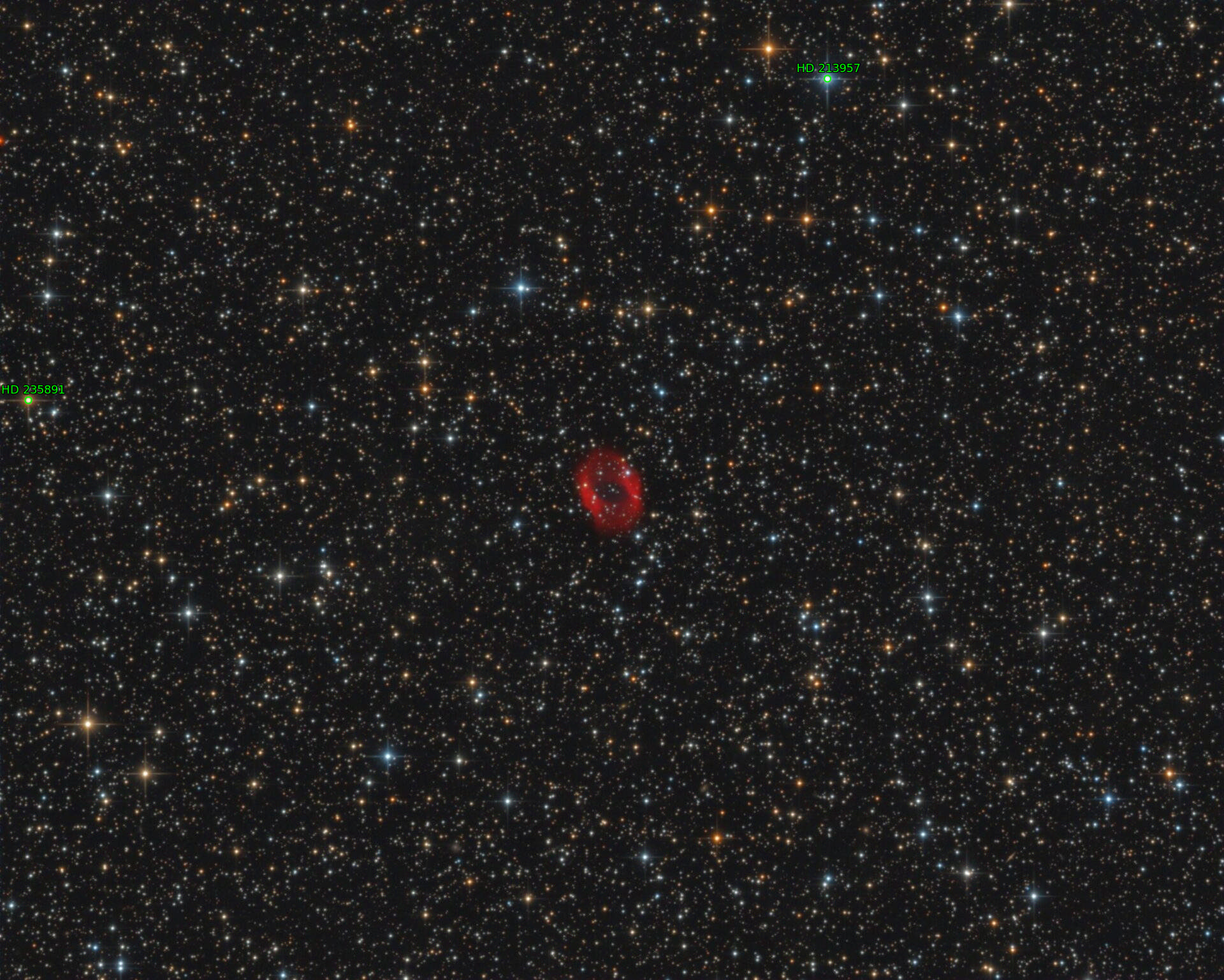 Sternkarten-Overlay (Astrometry.net)