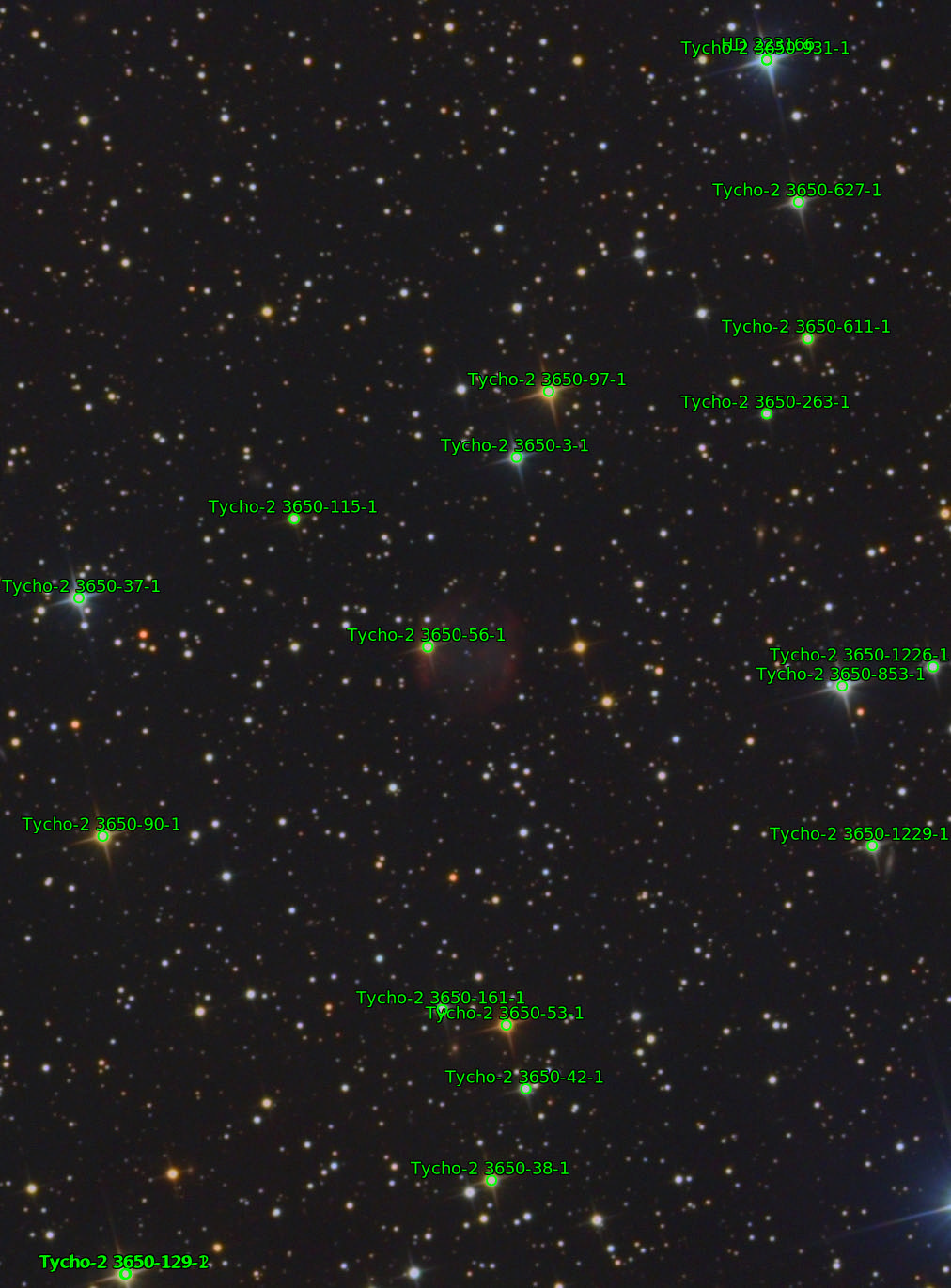 Sternkarten-Overlay (Astrometry.net)