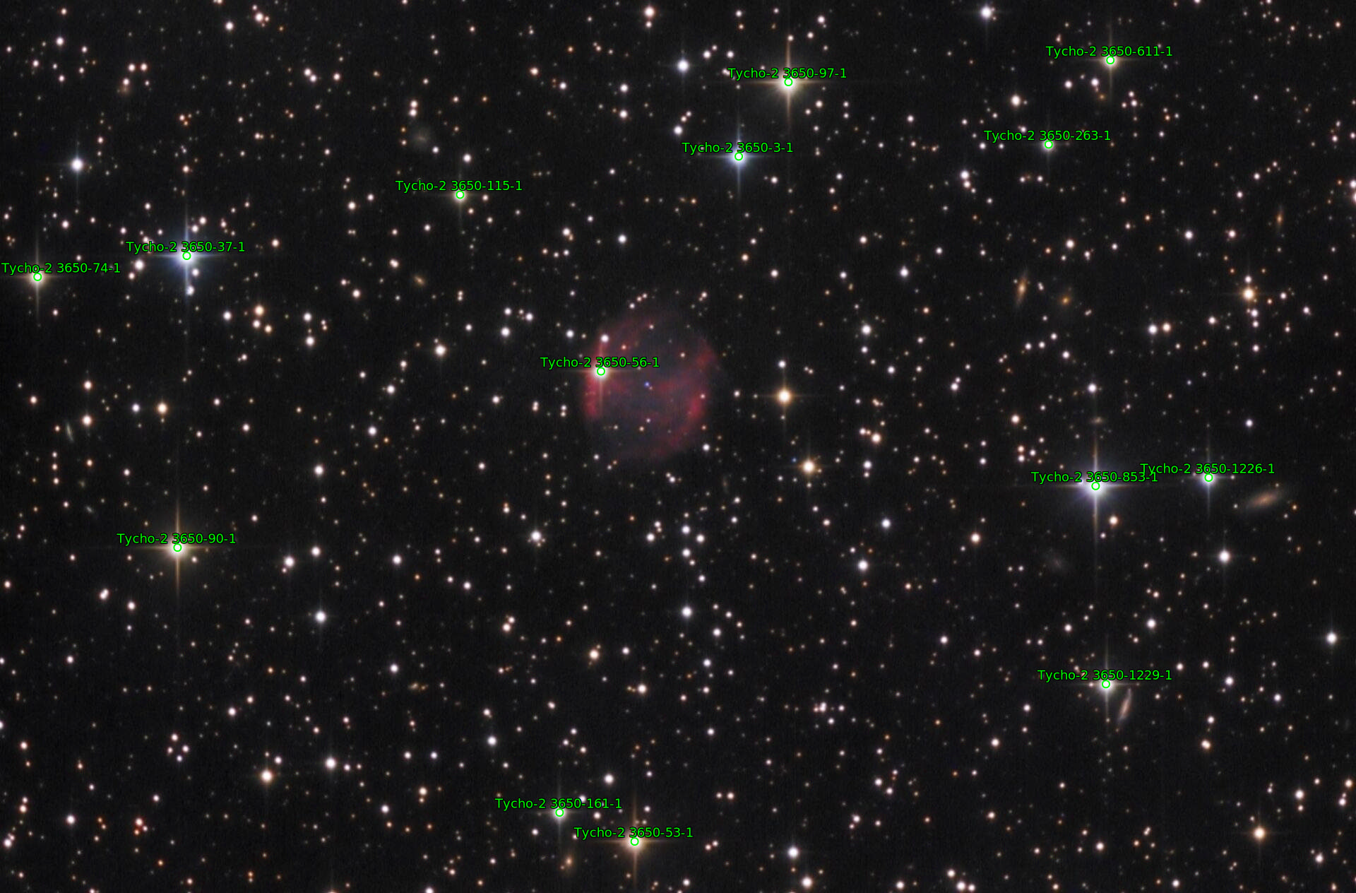 Sternkarten-Overlay (Astrometry.net)