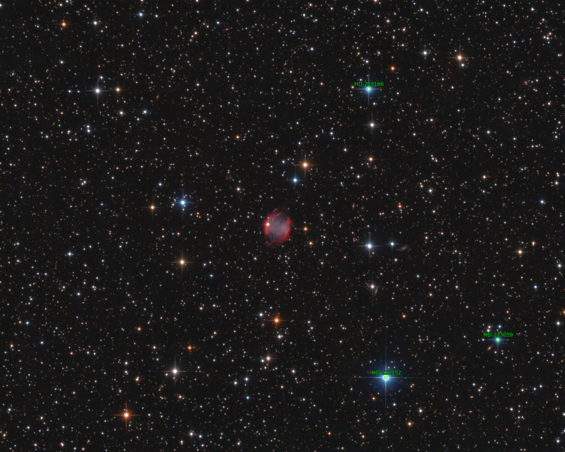 Sternkarten-Overlay (Astrometry.net)