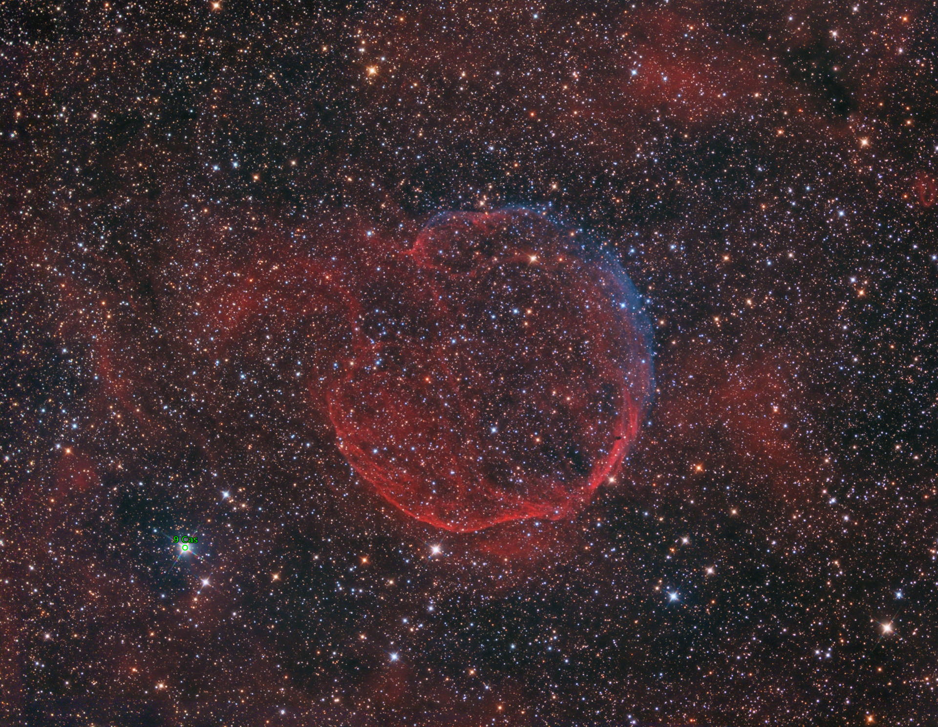 Sternkarten-Overlay (Astrometry.net)