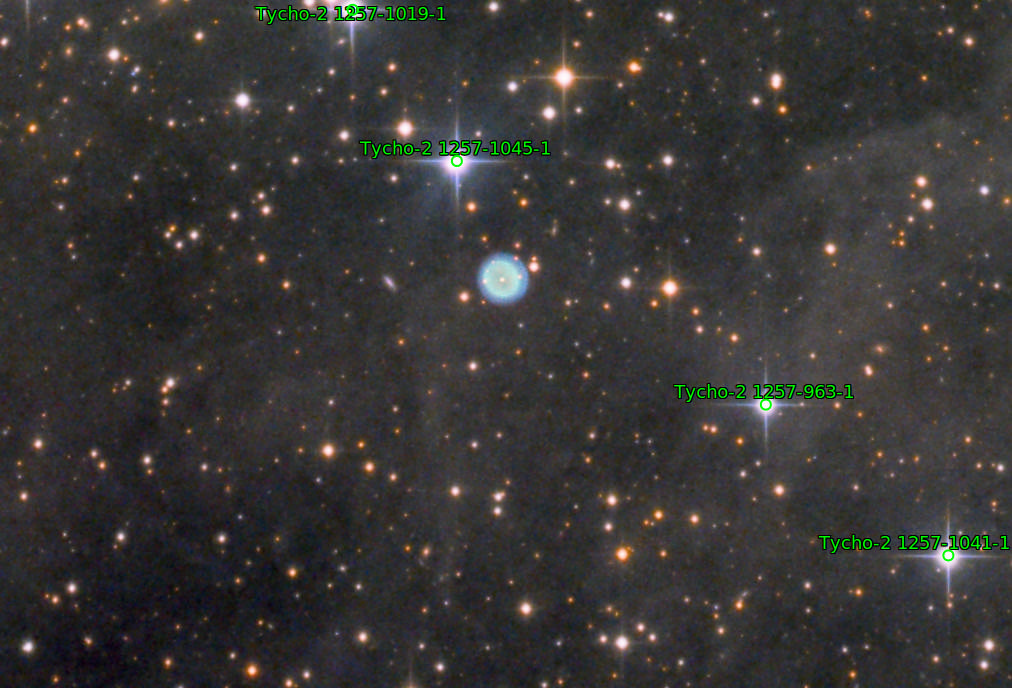 Sternkarten-Overlay (Astrometry.net)