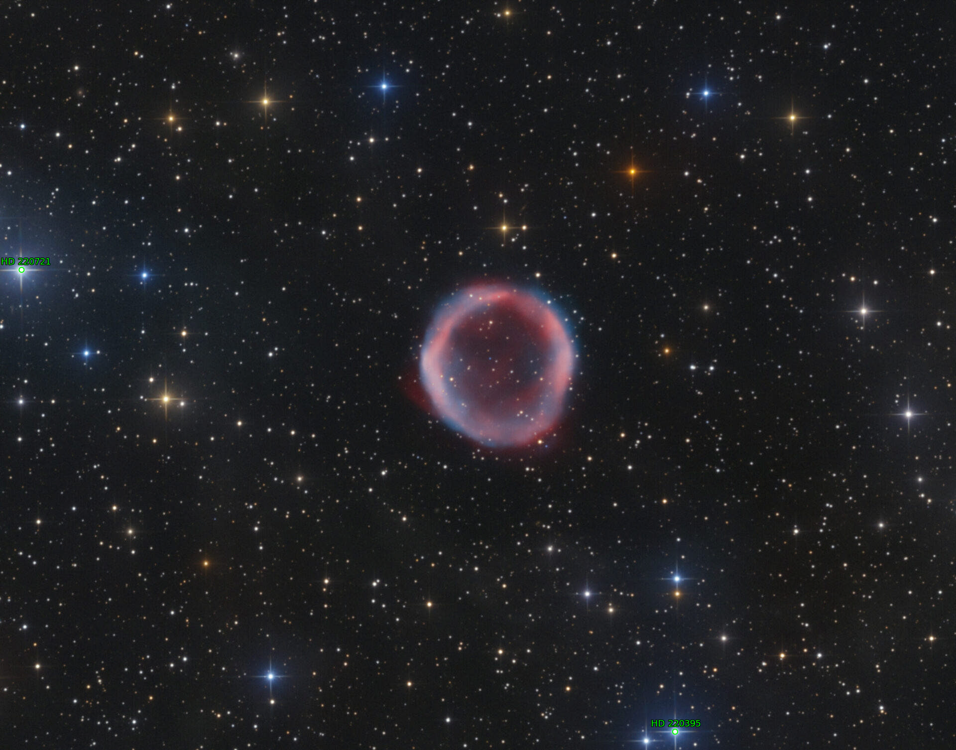 Sternkarten-Overlay (Astrometry.net)