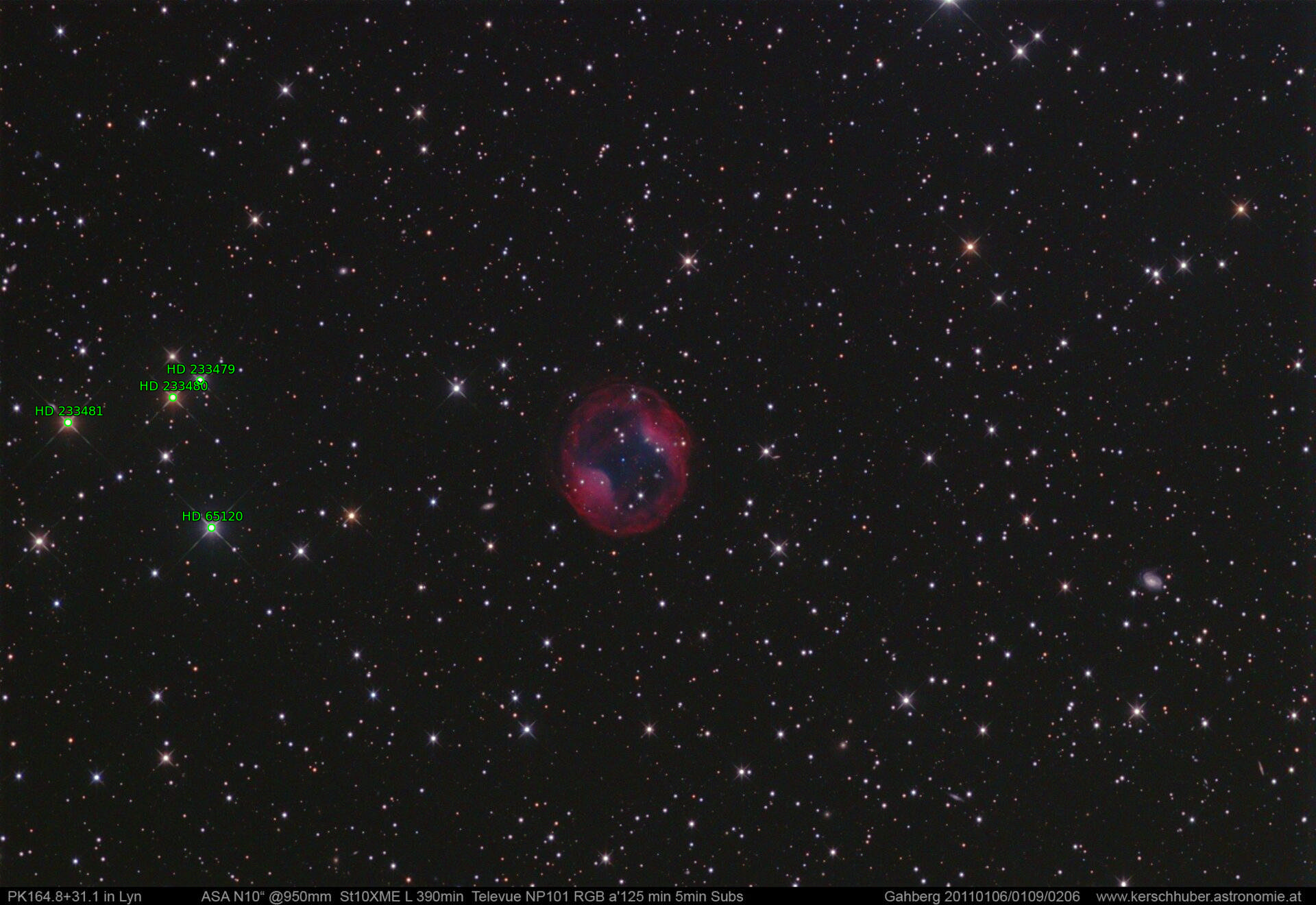 Sternkarten-Overlay (Astrometry.net)