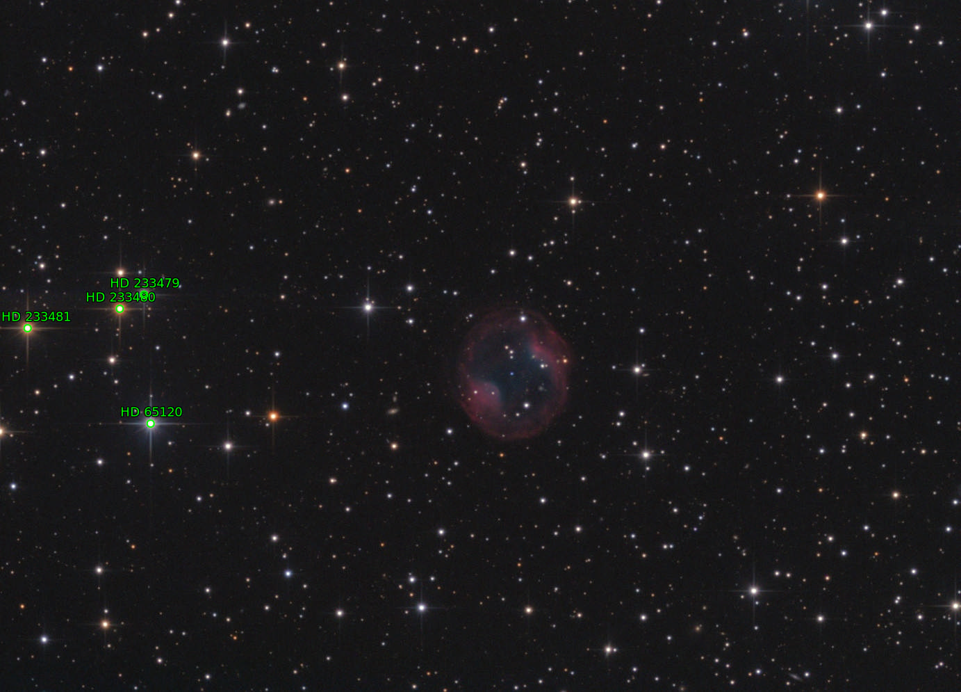 Sternkarten-Overlay (Astrometry.net)