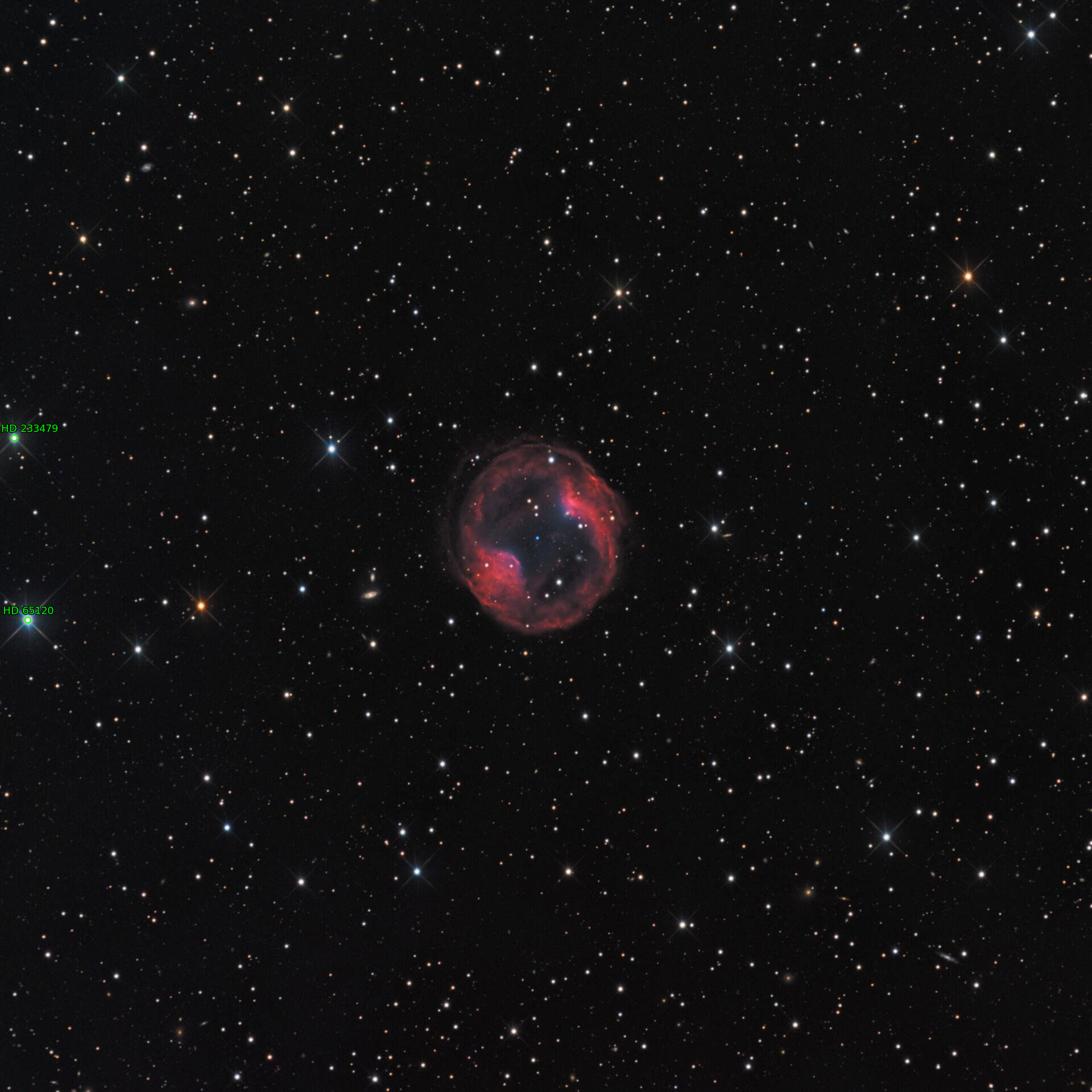 Sternkarten-Overlay (Astrometry.net)