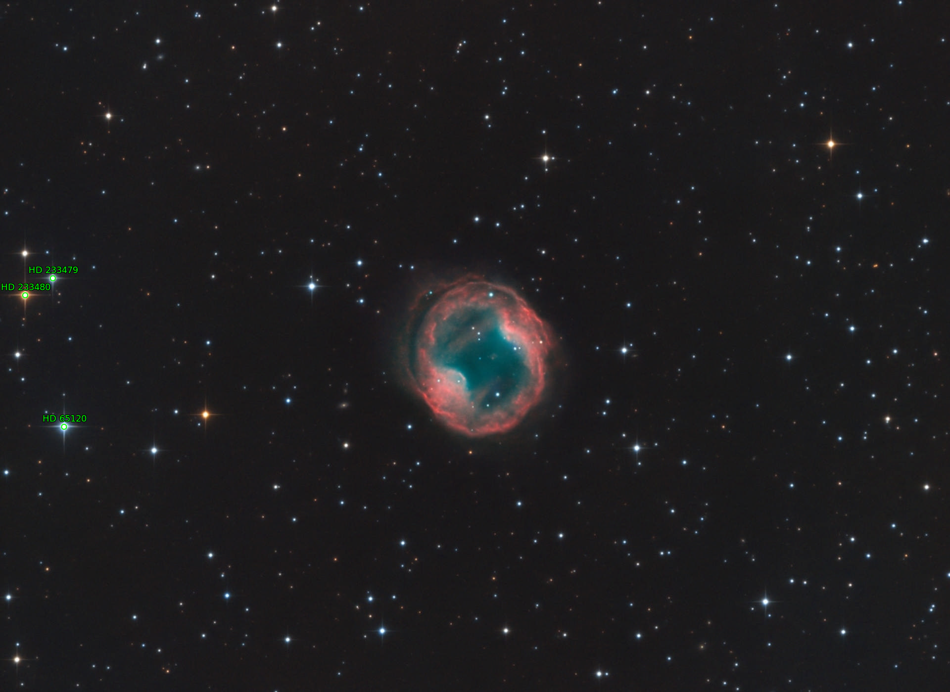 Sternkarten-Overlay (Astrometry.net)