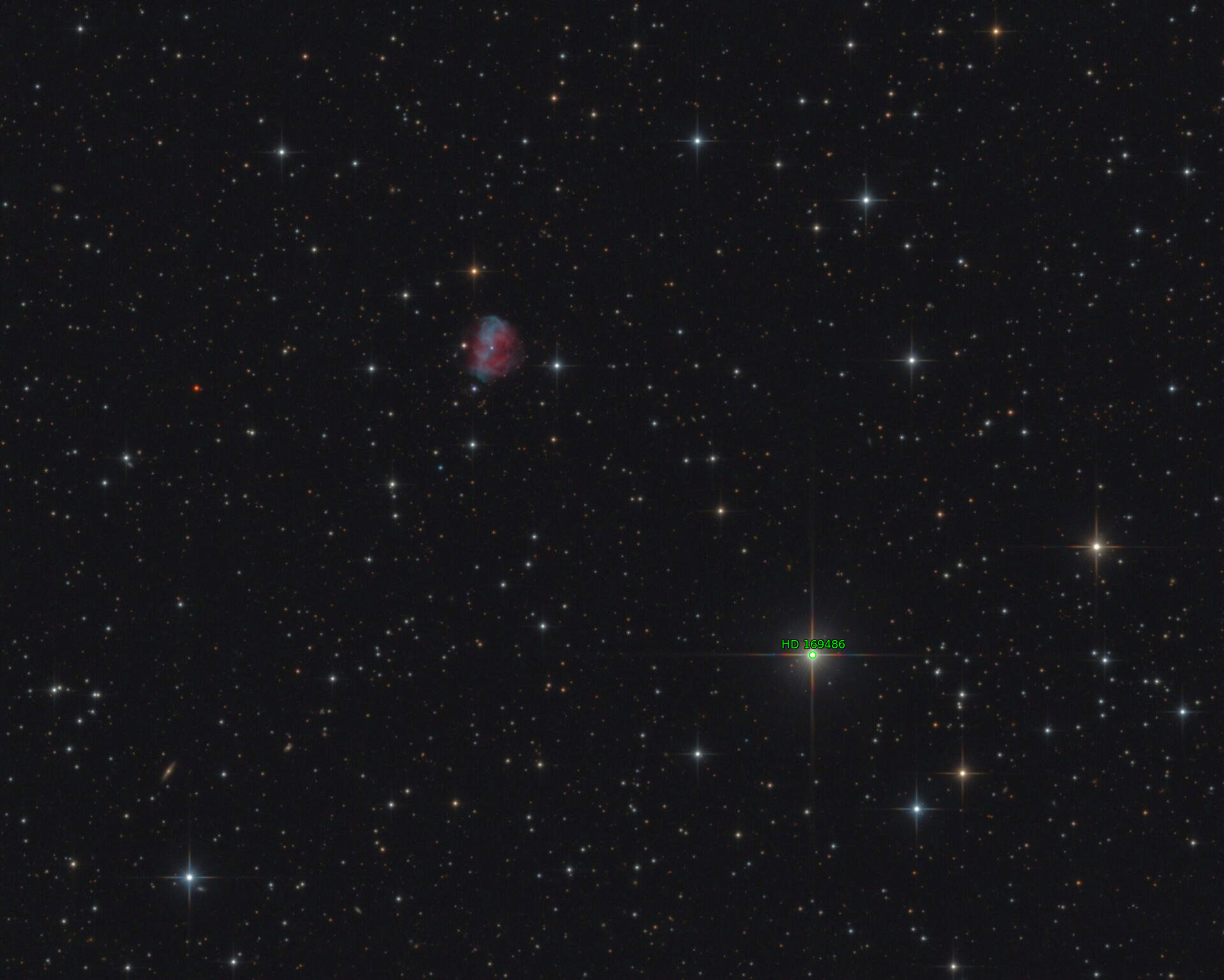 Sternkarten-Overlay (Astrometry.net)