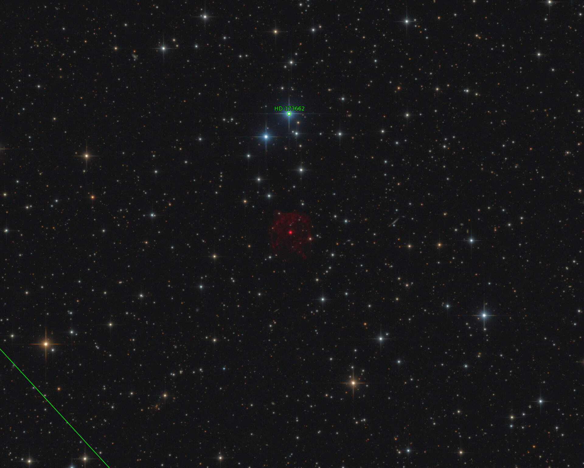 Sternkarten-Overlay (Astrometry.net)