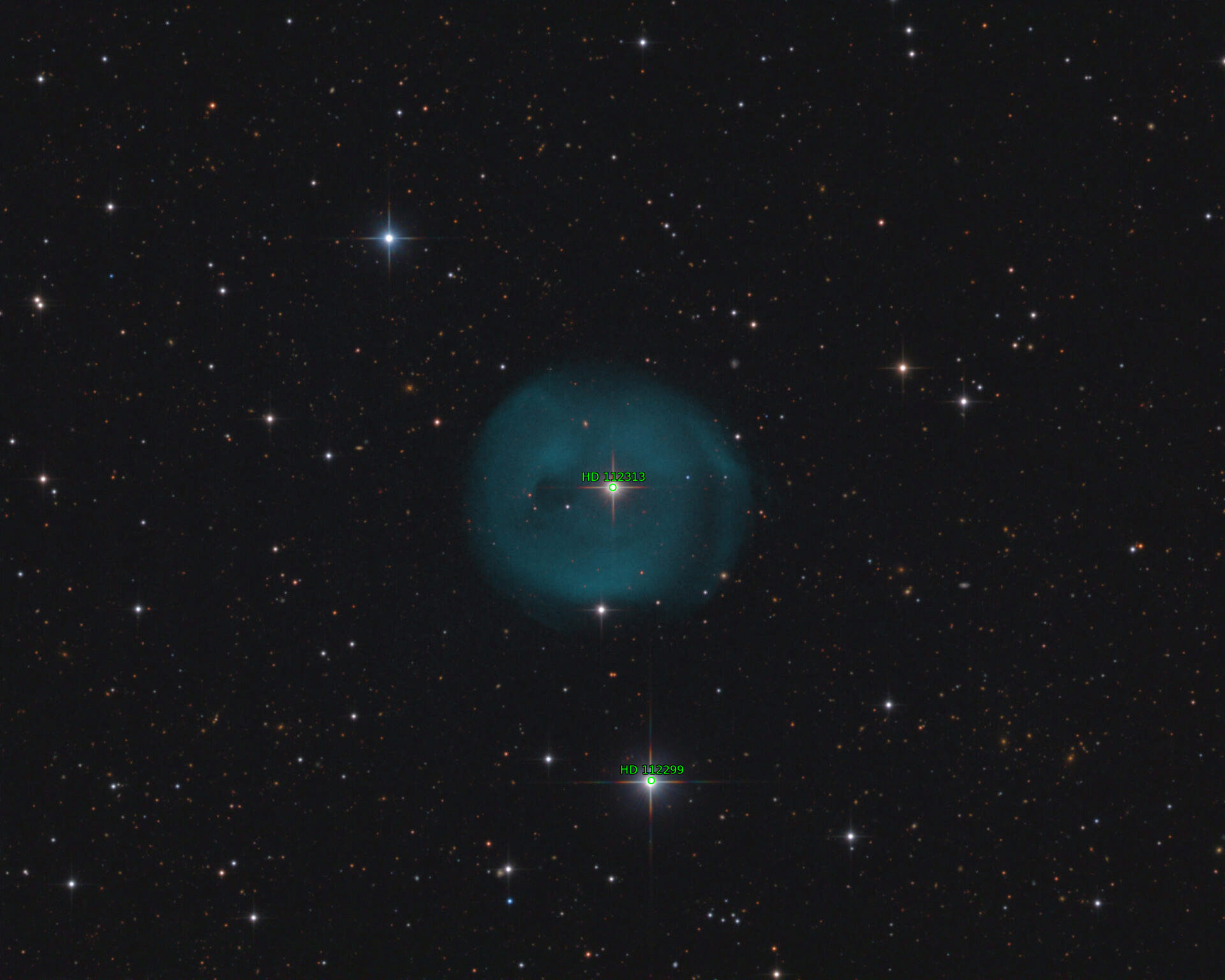 Sternkarten-Overlay (Astrometry.net)