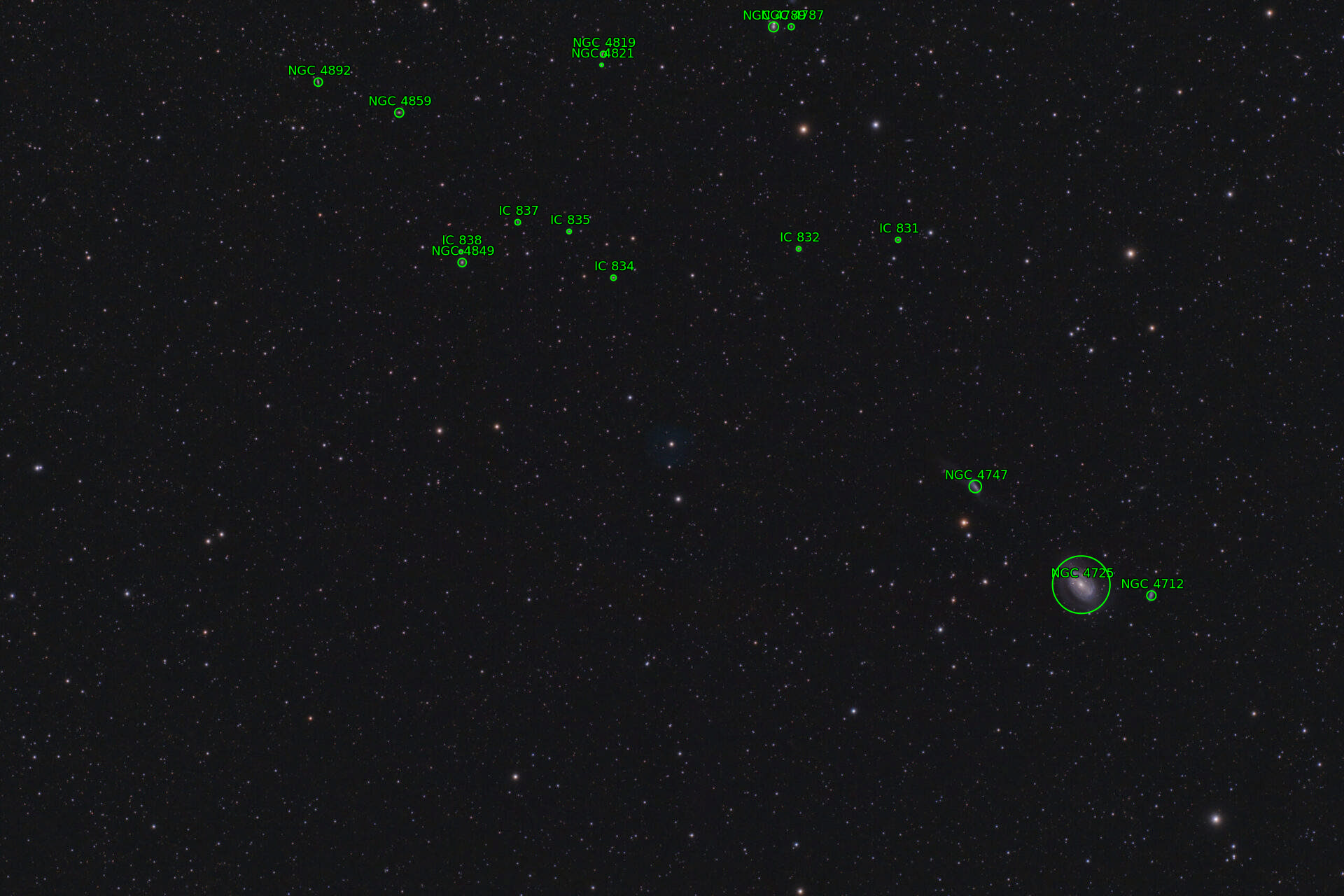 Sternkarten-Overlay (Astrometry.net)