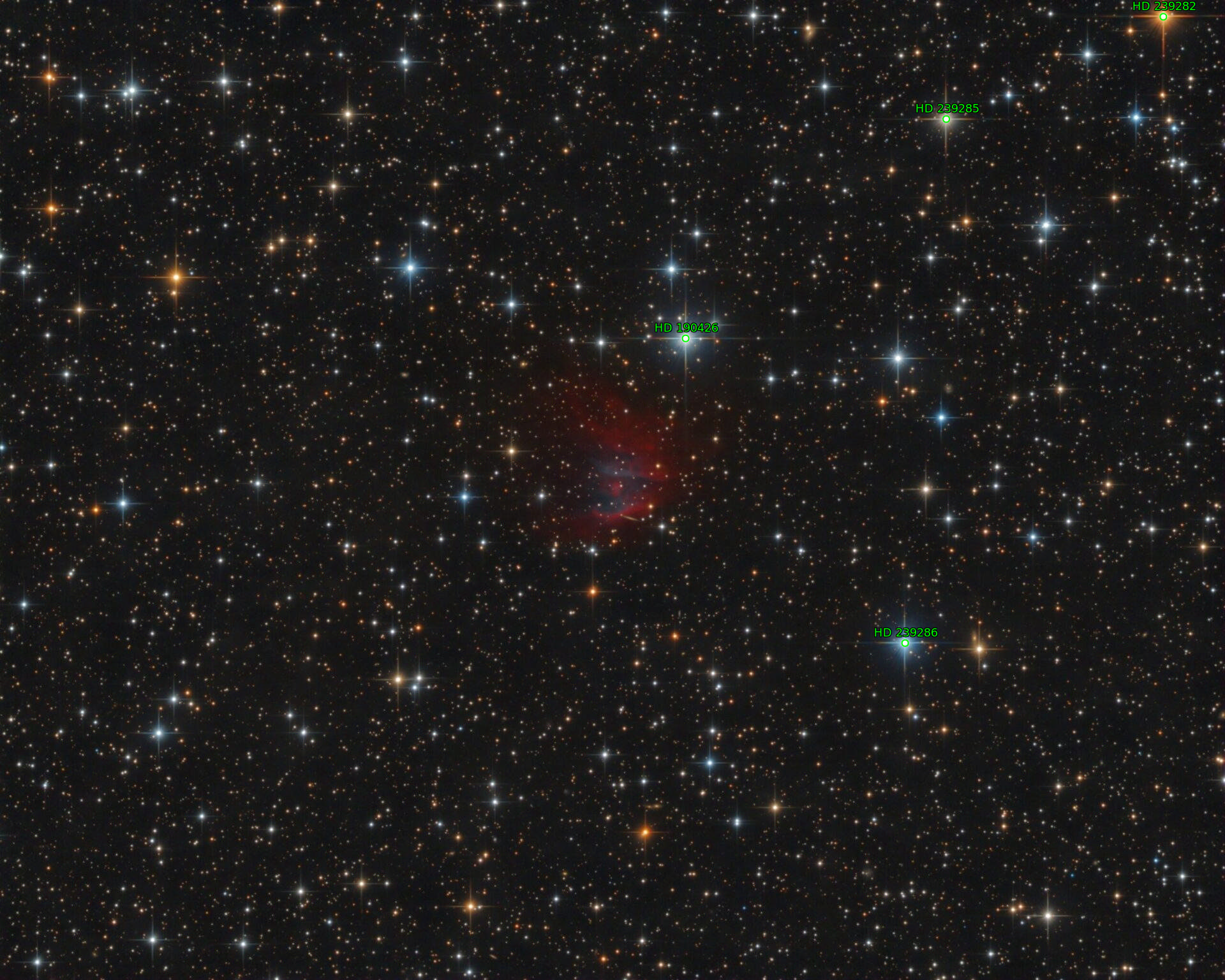 Sternkarten-Overlay (Astrometry.net)