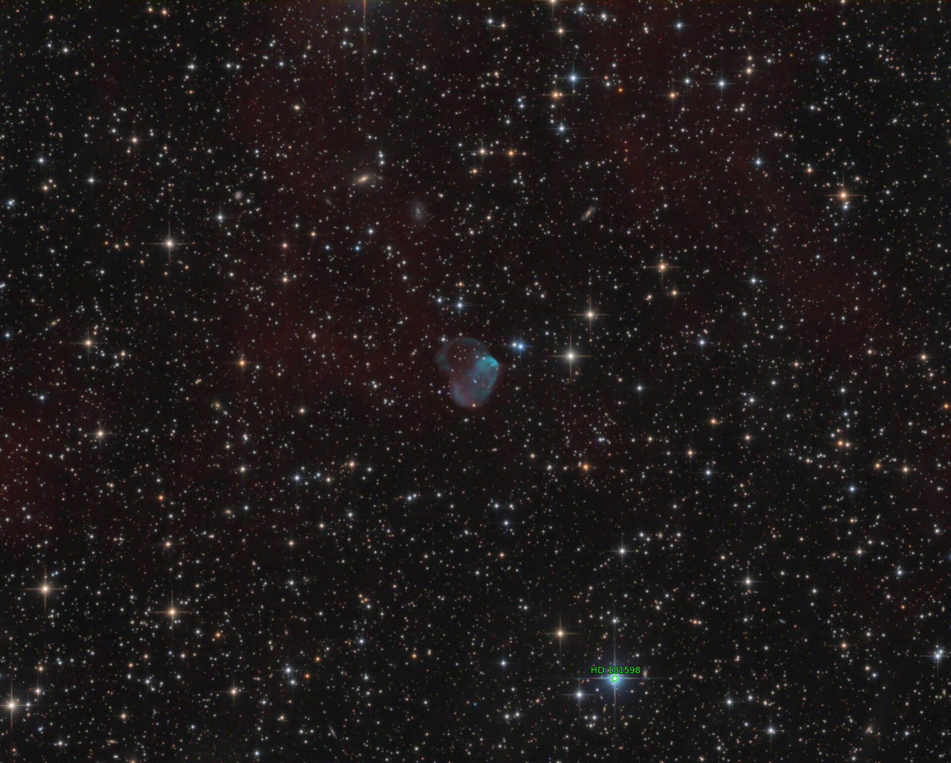 Sternkarten-Overlay (Astrometry.net)
