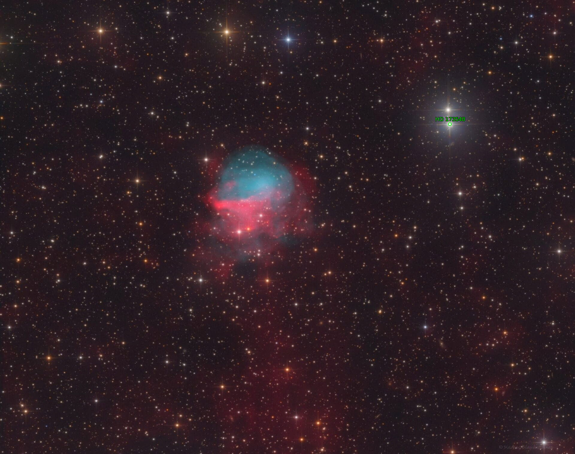 Sternkarten-Overlay (Astrometry.net)