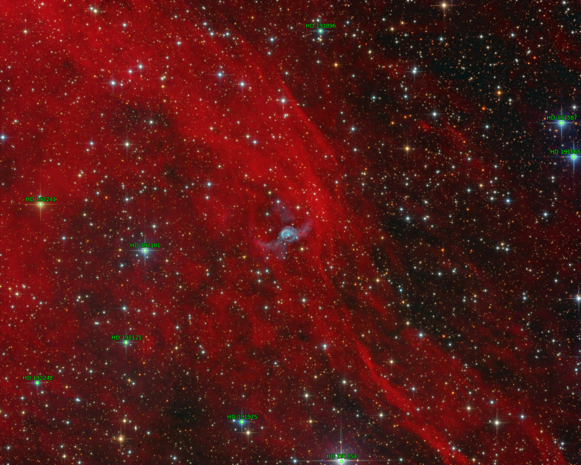 Sternkarten-Overlay (Astrometry.net)