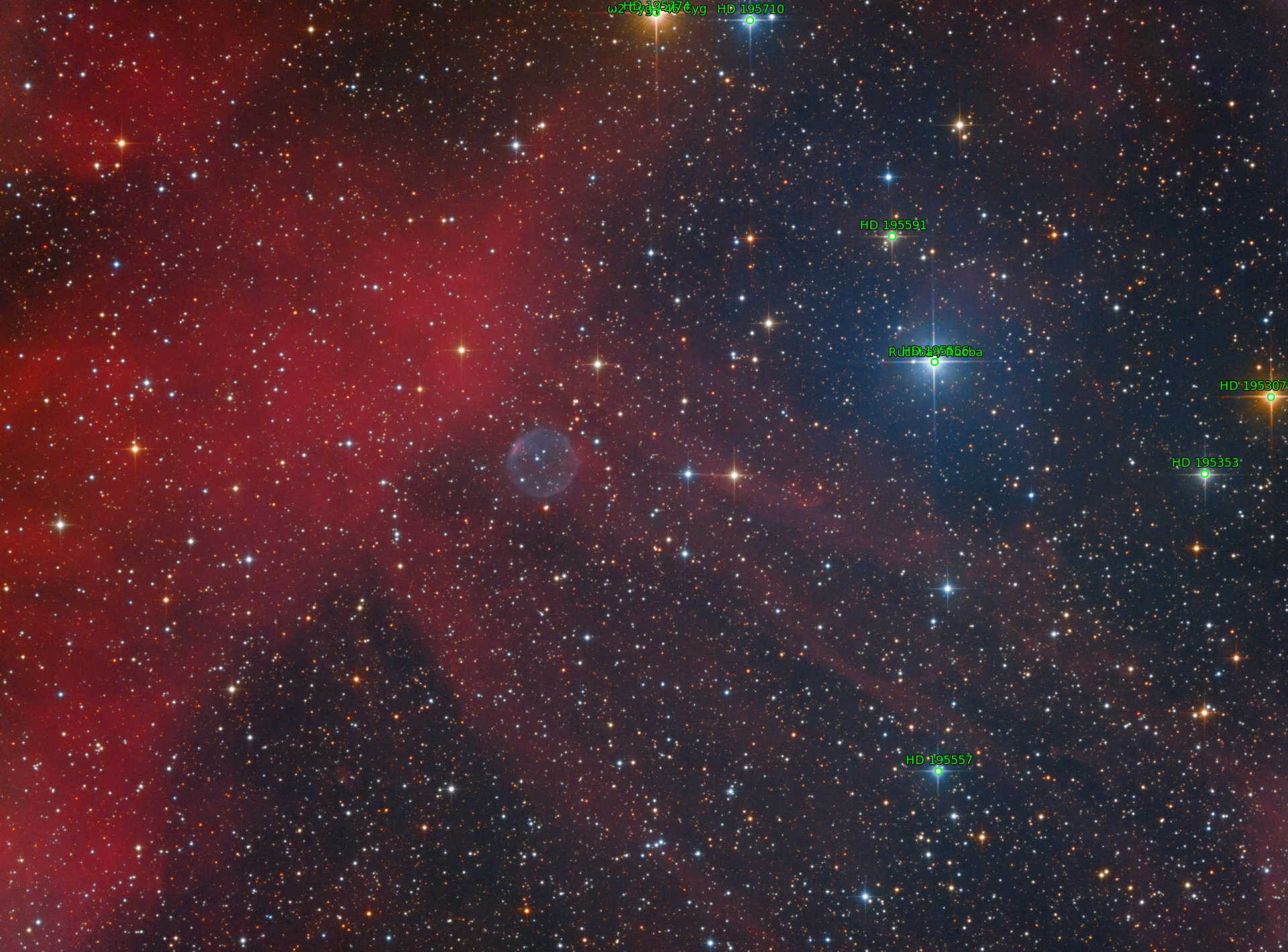 Sternkarten-Overlay (Astrometry.net)