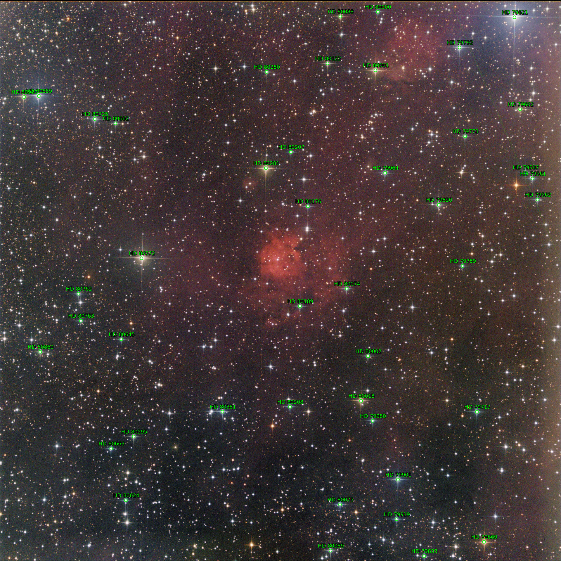 Sternkarten-Overlay (Astrometry.net)