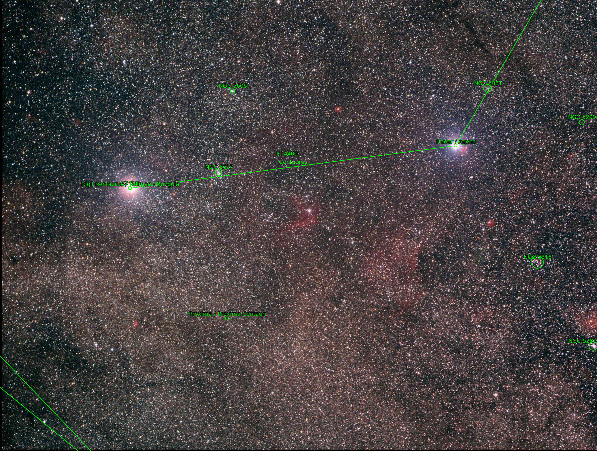 Sternkarten-Overlay (Astrometry.net)