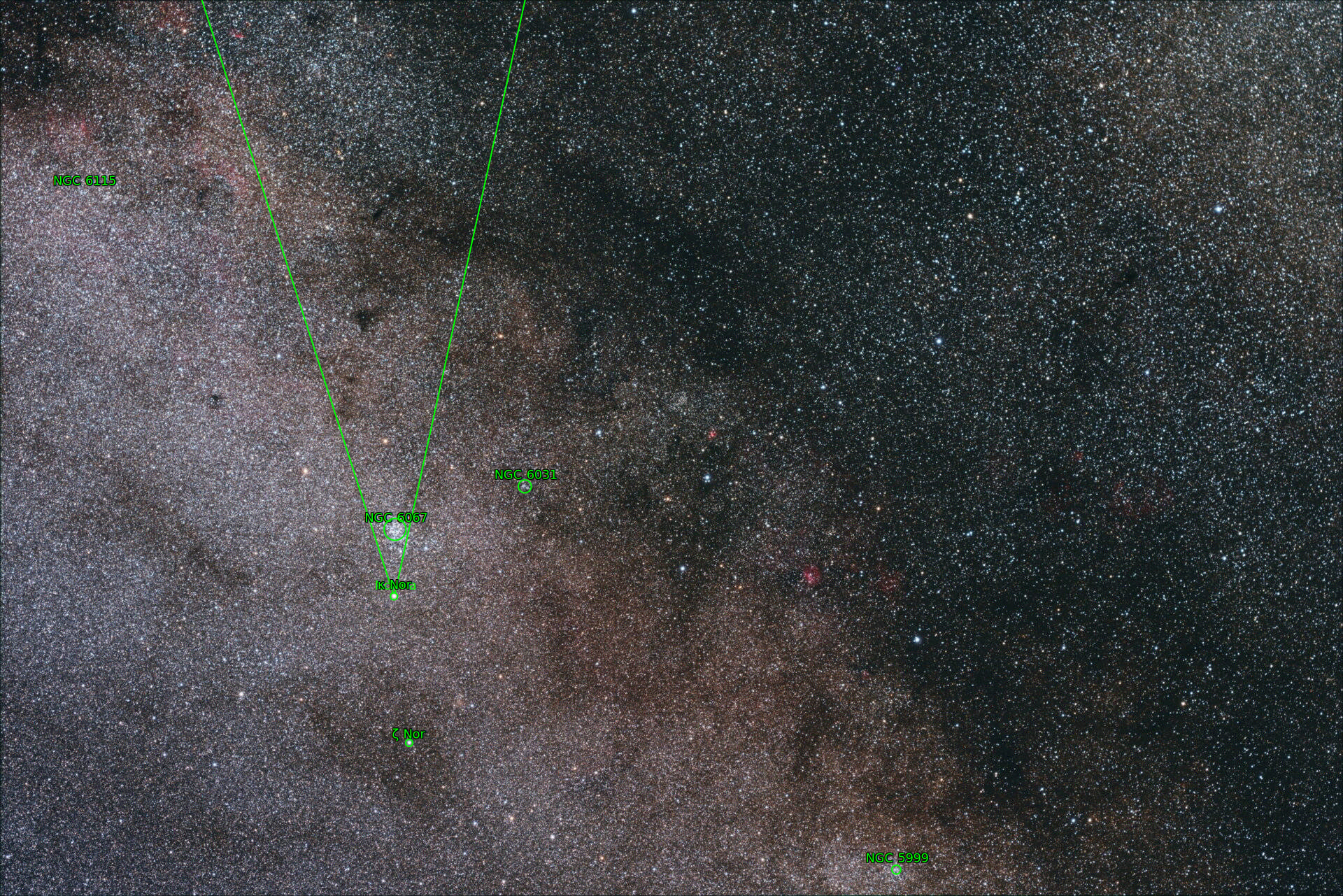 Sternkarten-Overlay (Astrometry.net)