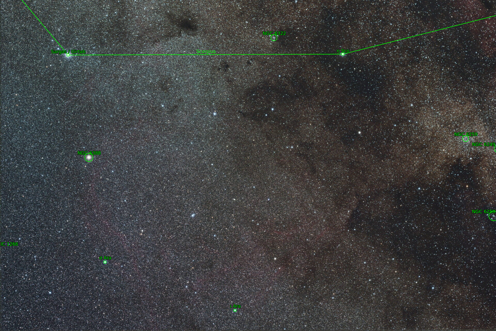 Sternkarten-Overlay (Astrometry.net)