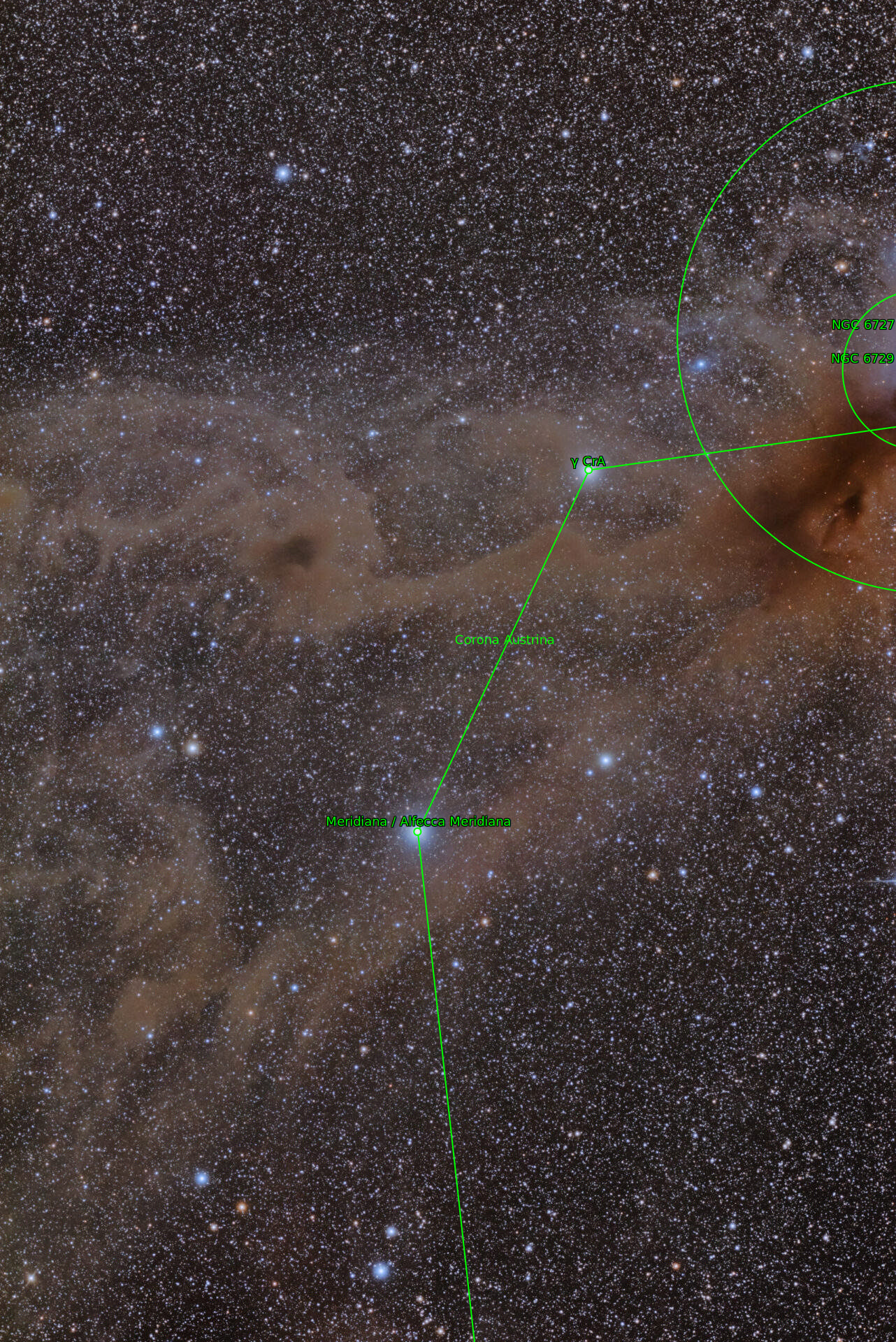 Sternkarten-Overlay (Astrometry.net)