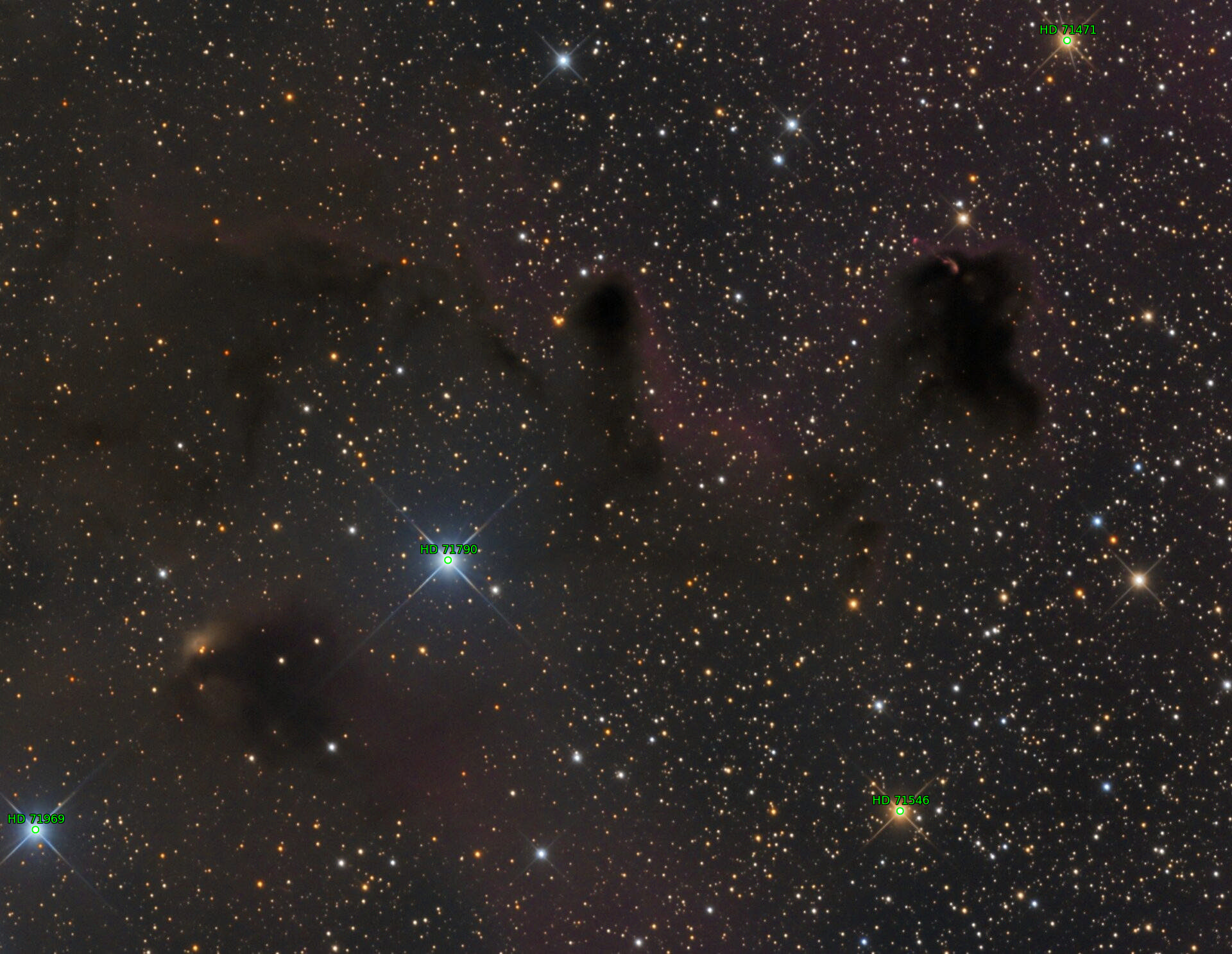 Sternkarten-Overlay (Astrometry.net)