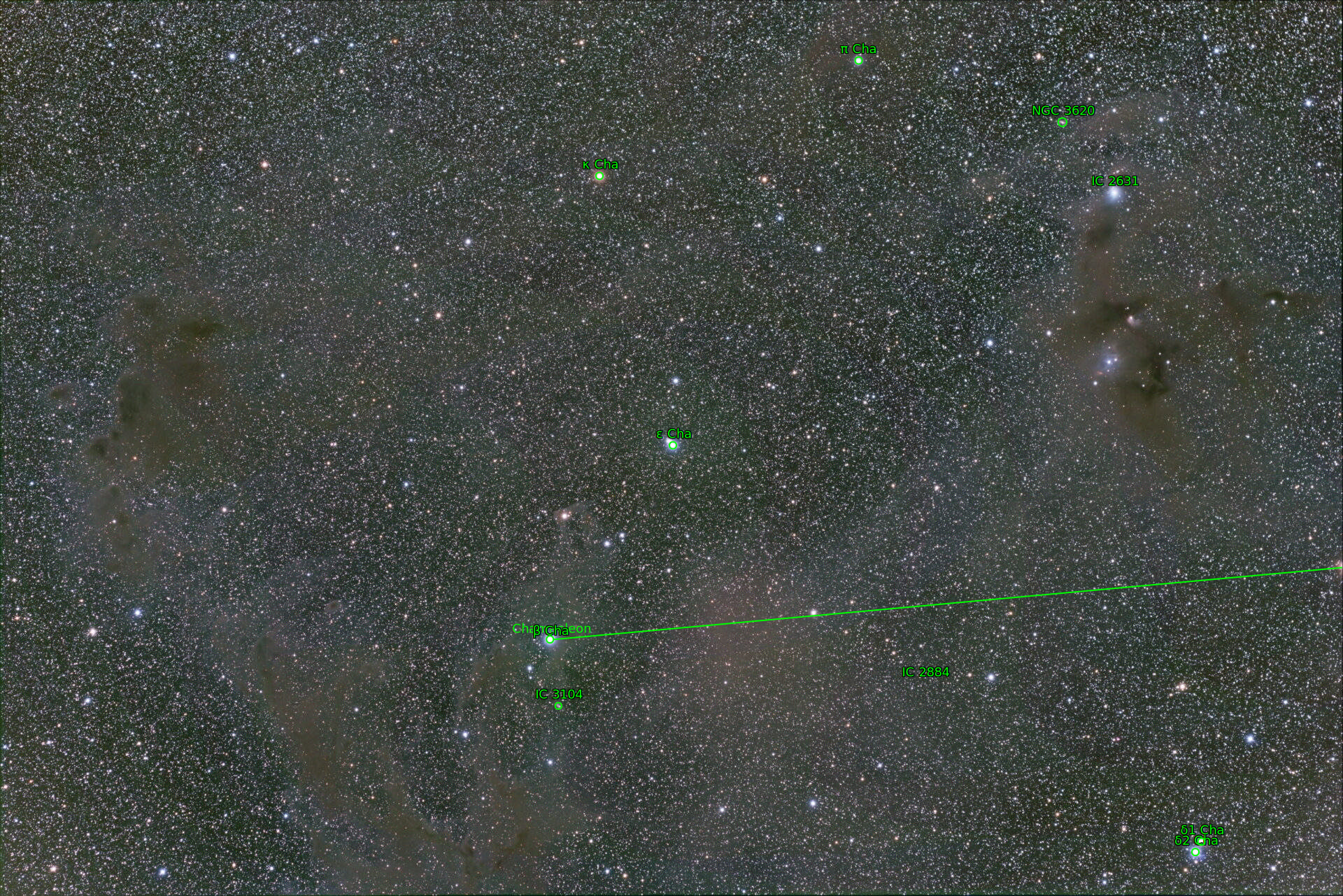Sternkarten-Overlay (Astrometry.net)