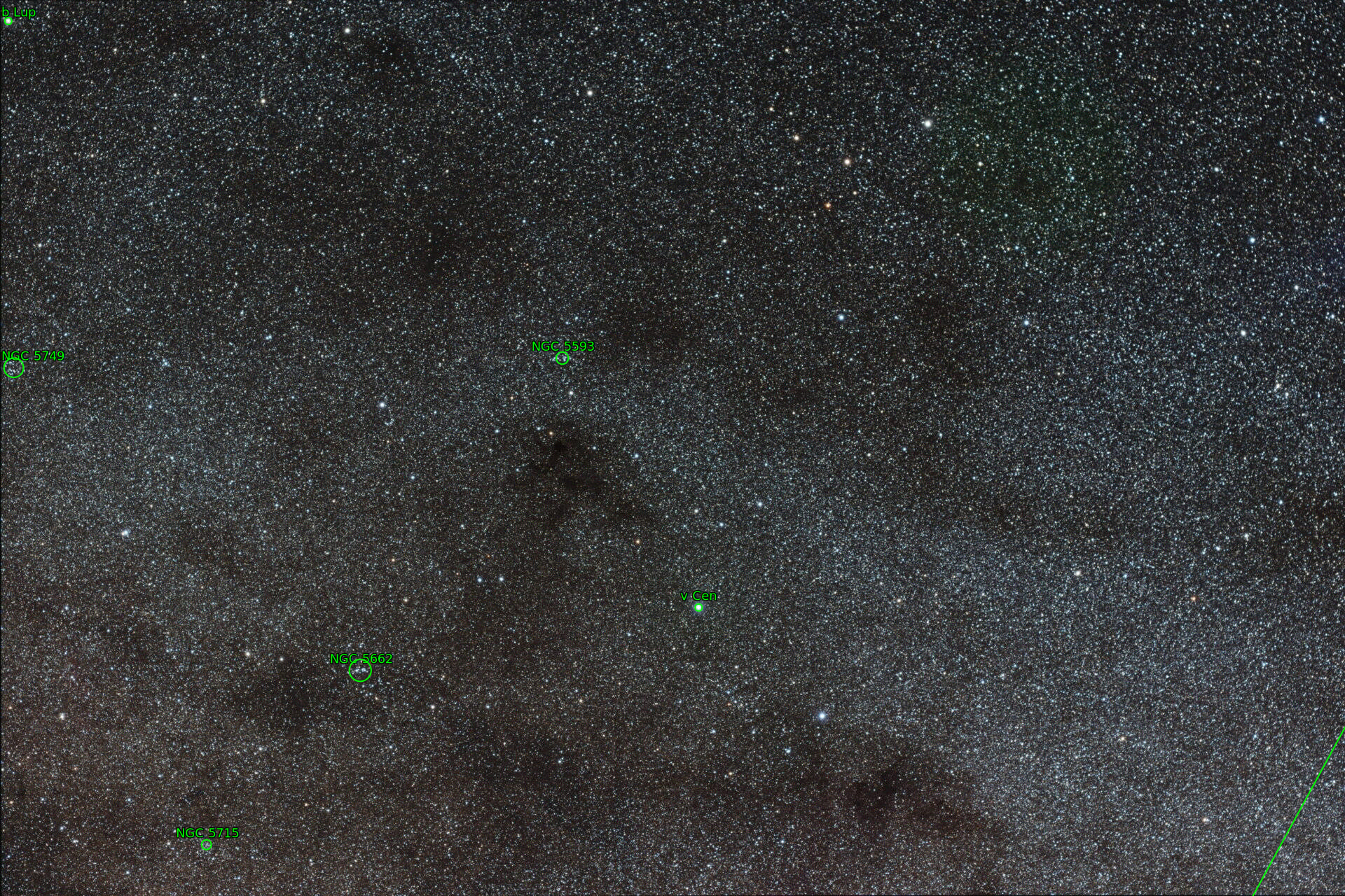 Sternkarten-Overlay (Astrometry.net)