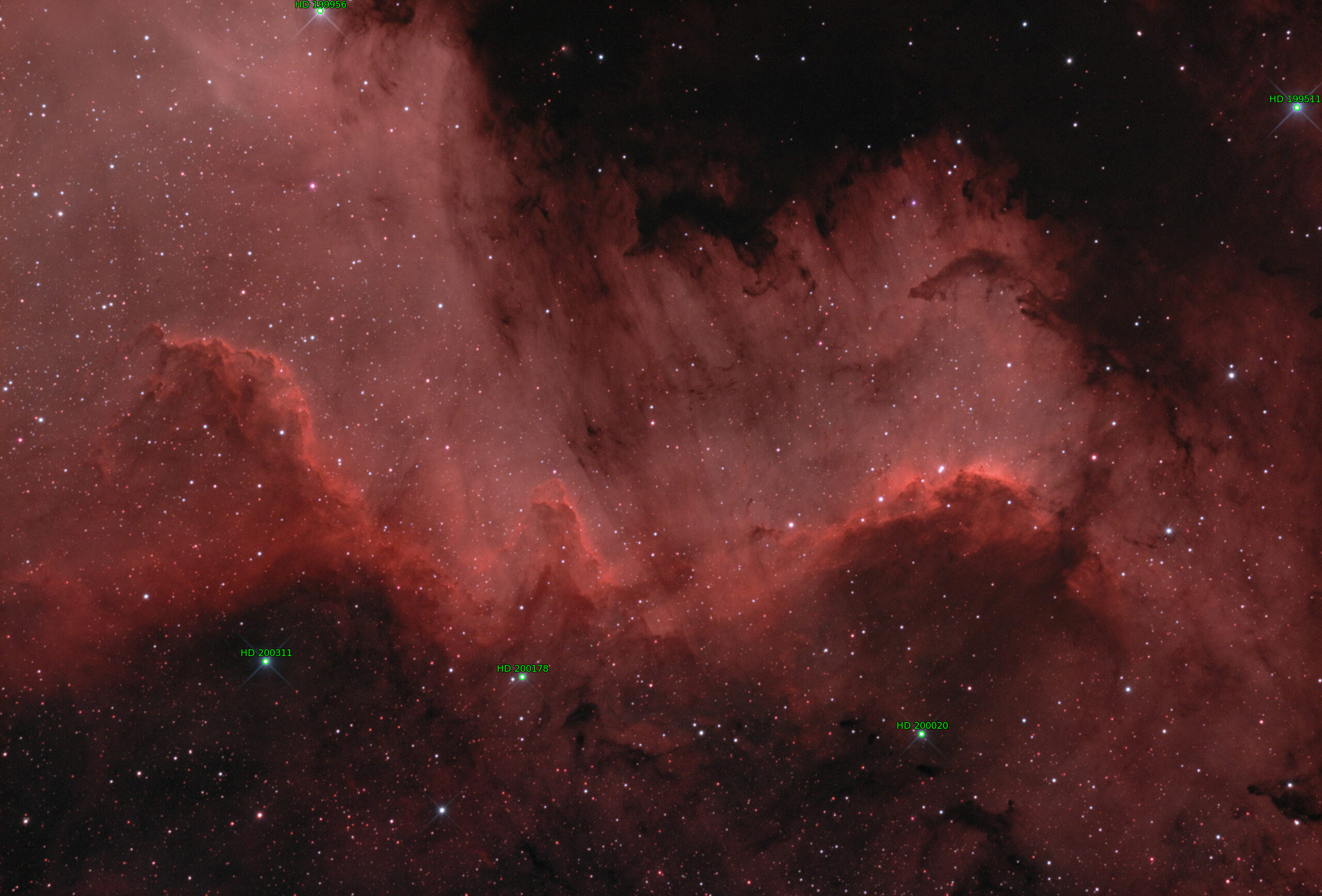 Sternkarten-Overlay (Astrometry.net)