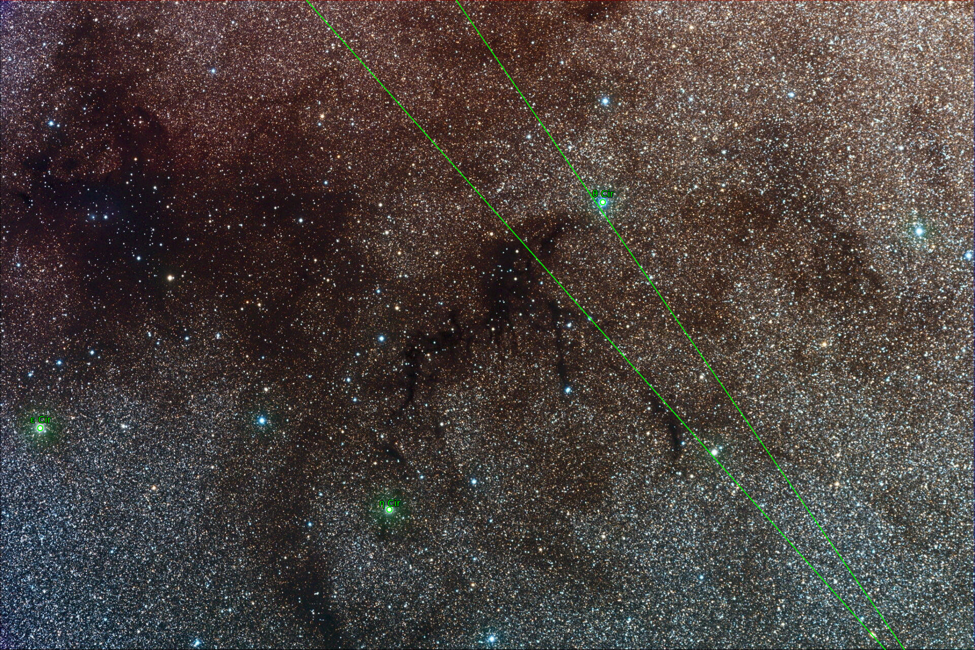 Sternkarten-Overlay (Astrometry.net)