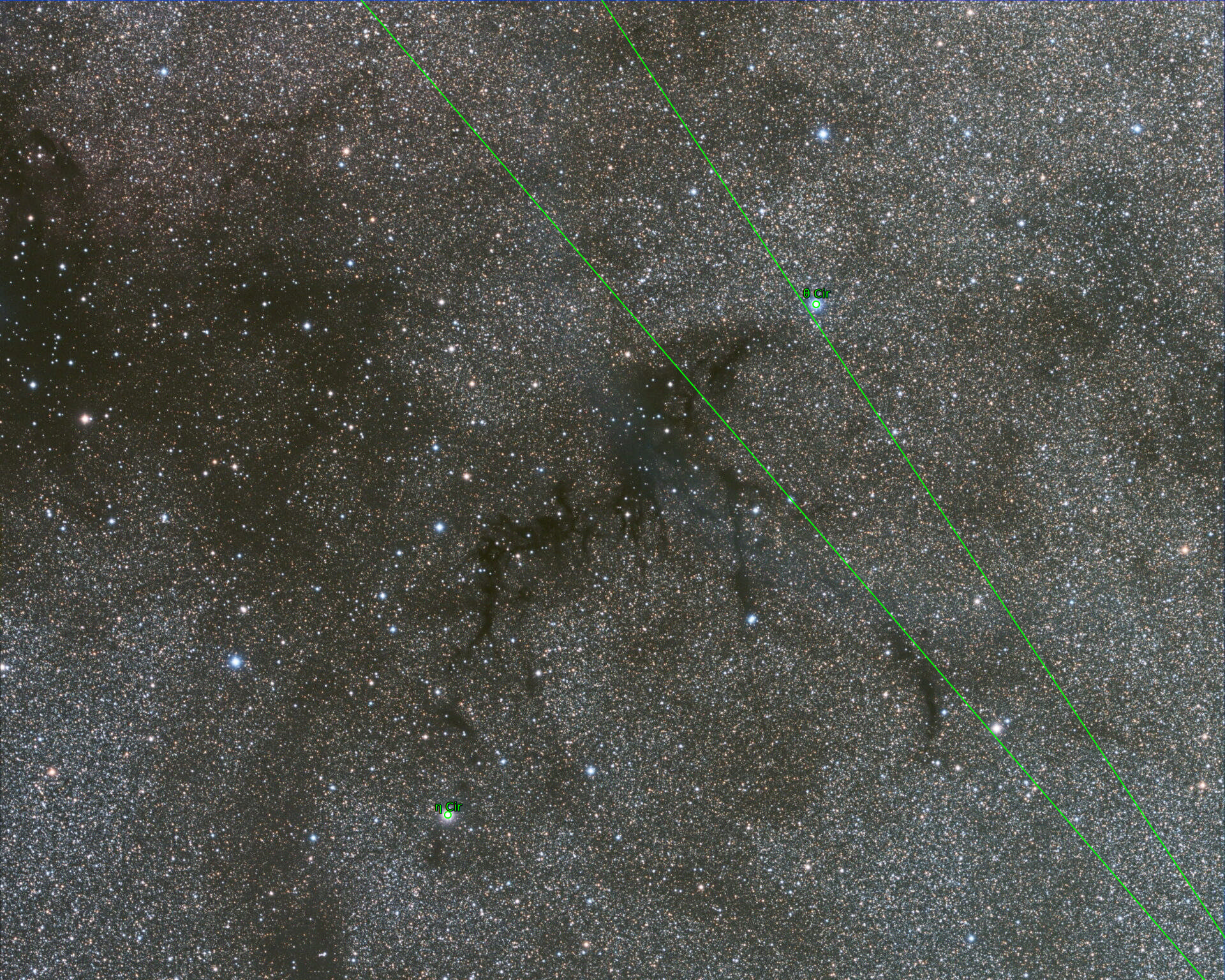 Sternkarten-Overlay (Astrometry.net)