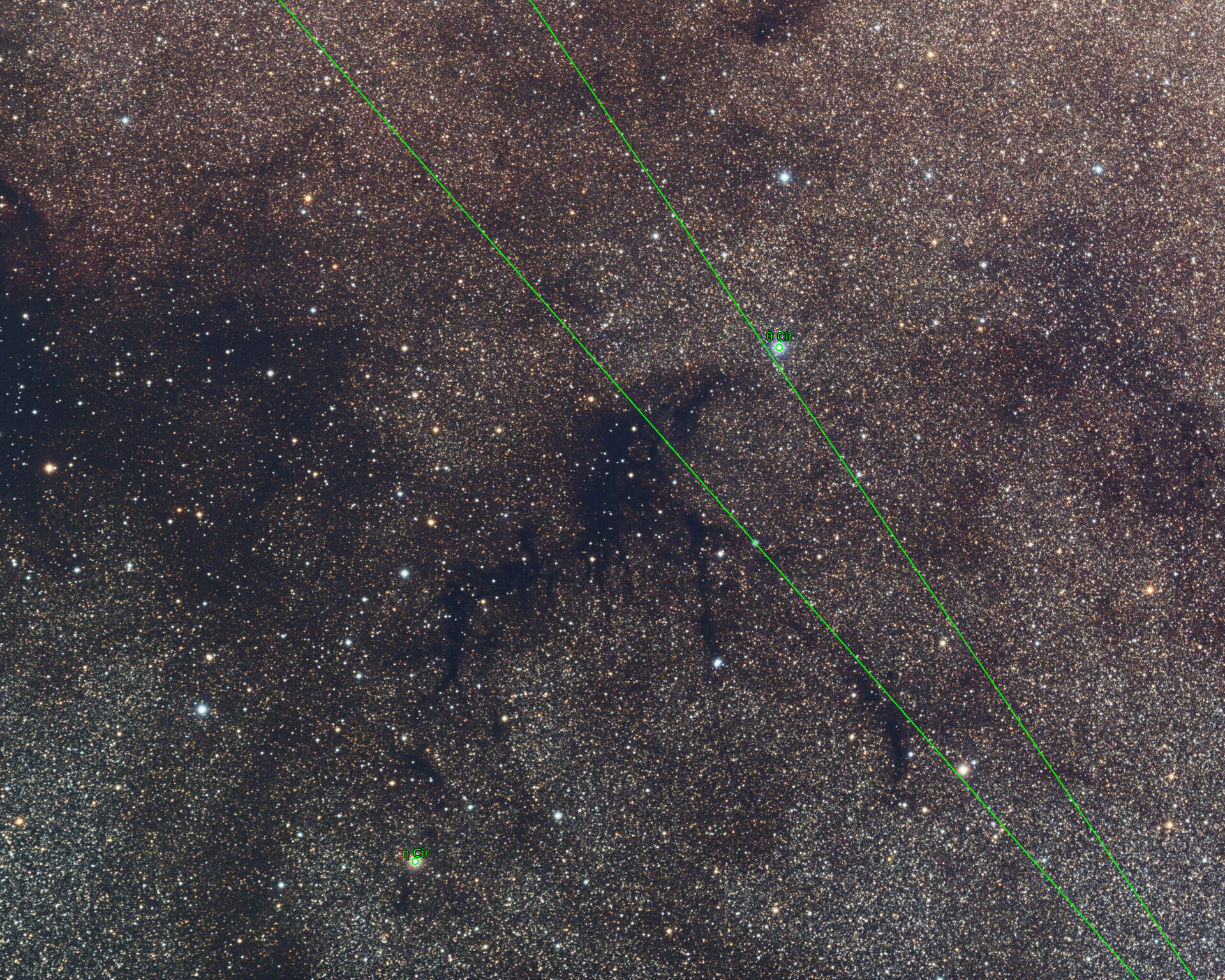 Sternkarten-Overlay (Astrometry.net)