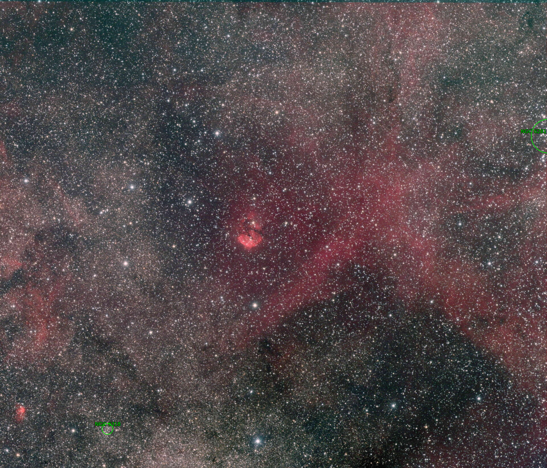Sternkarten-Overlay (Astrometry.net)