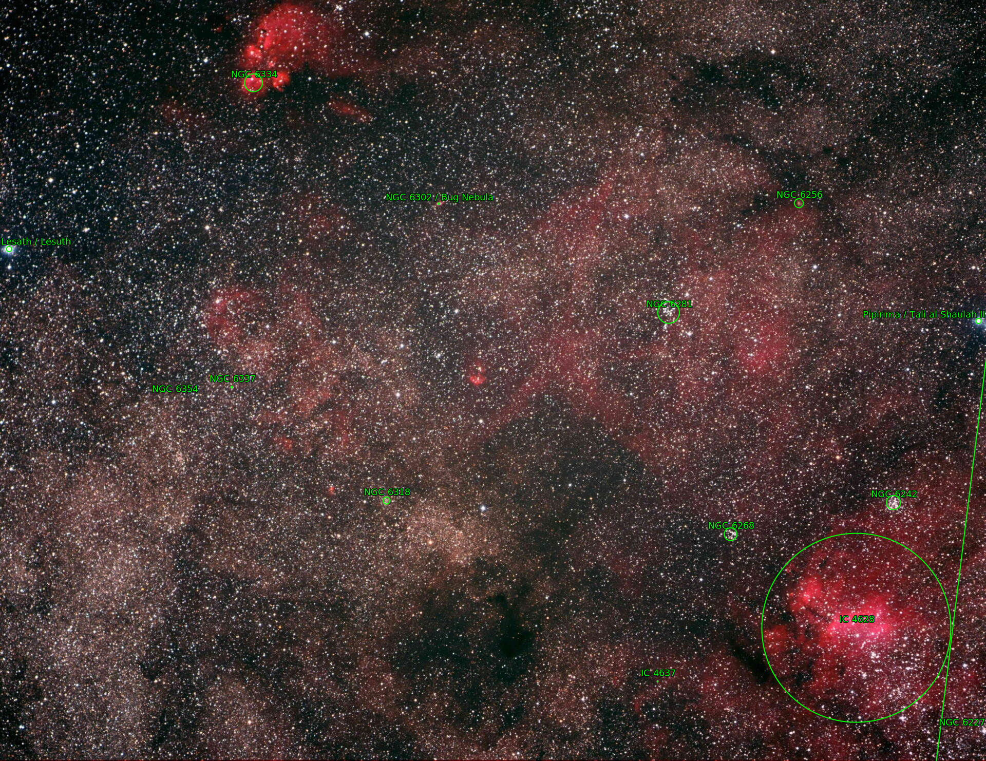 Sternkarten-Overlay (Astrometry.net)
