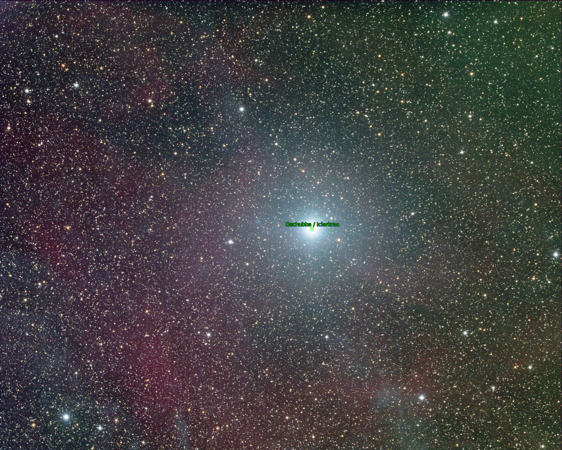 Sternkarten-Overlay (Astrometry.net)