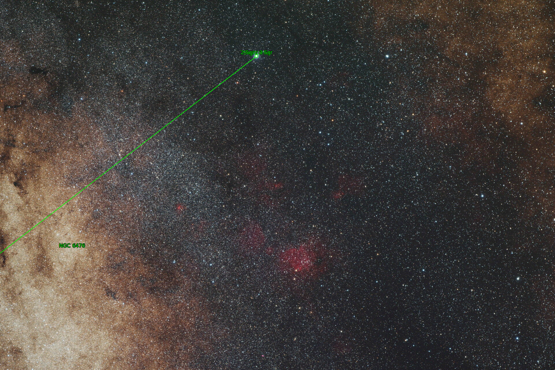 Sternkarten-Overlay (Astrometry.net)