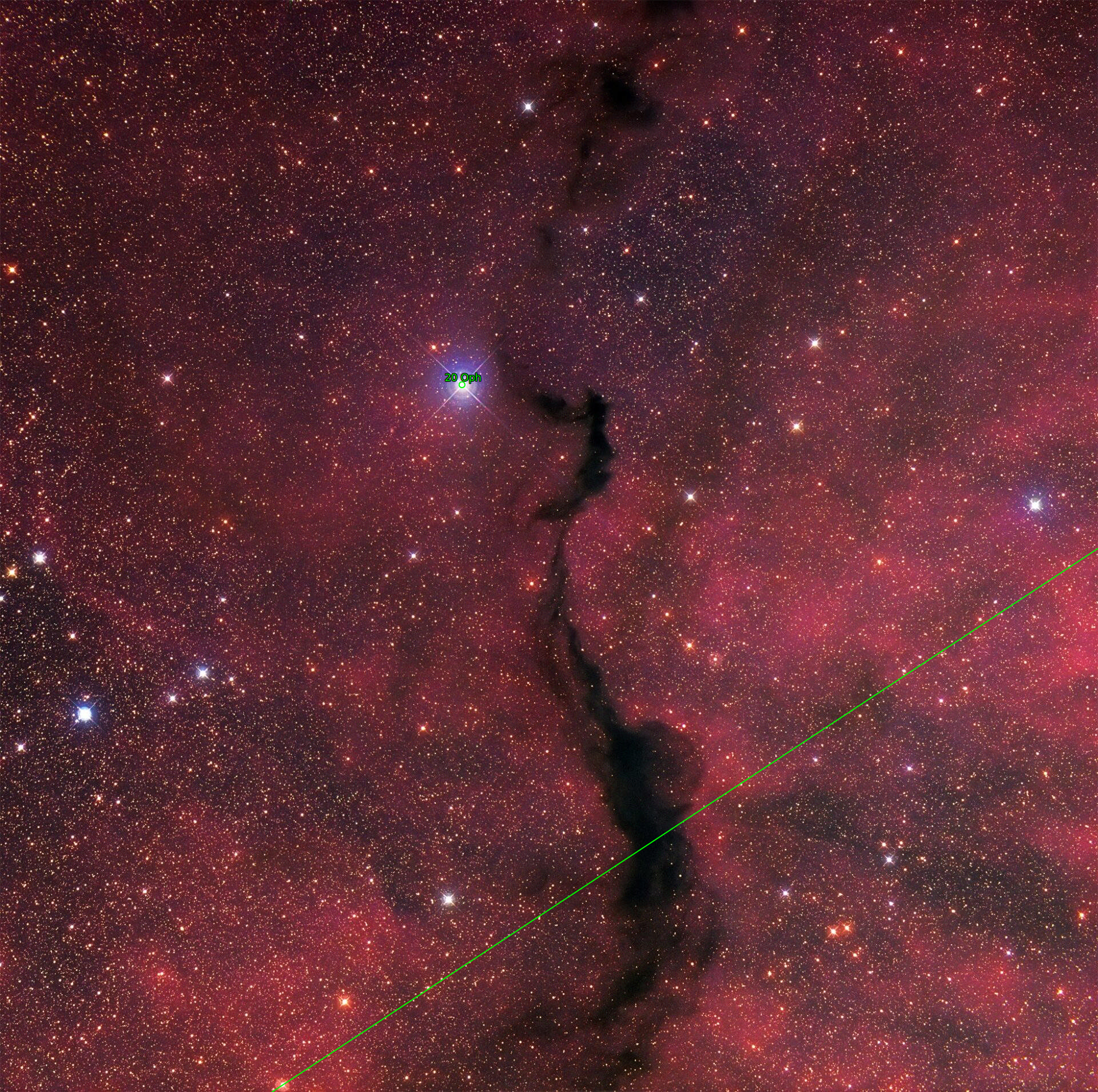 Sternkarten-Overlay (Astrometry.net)