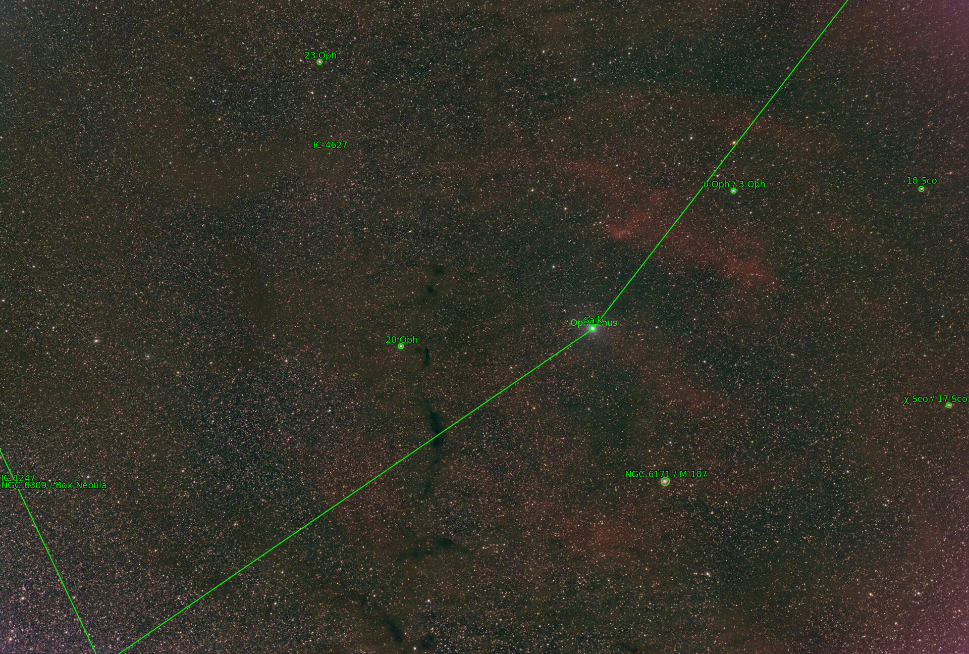 Sternkarten-Overlay (Astrometry.net)