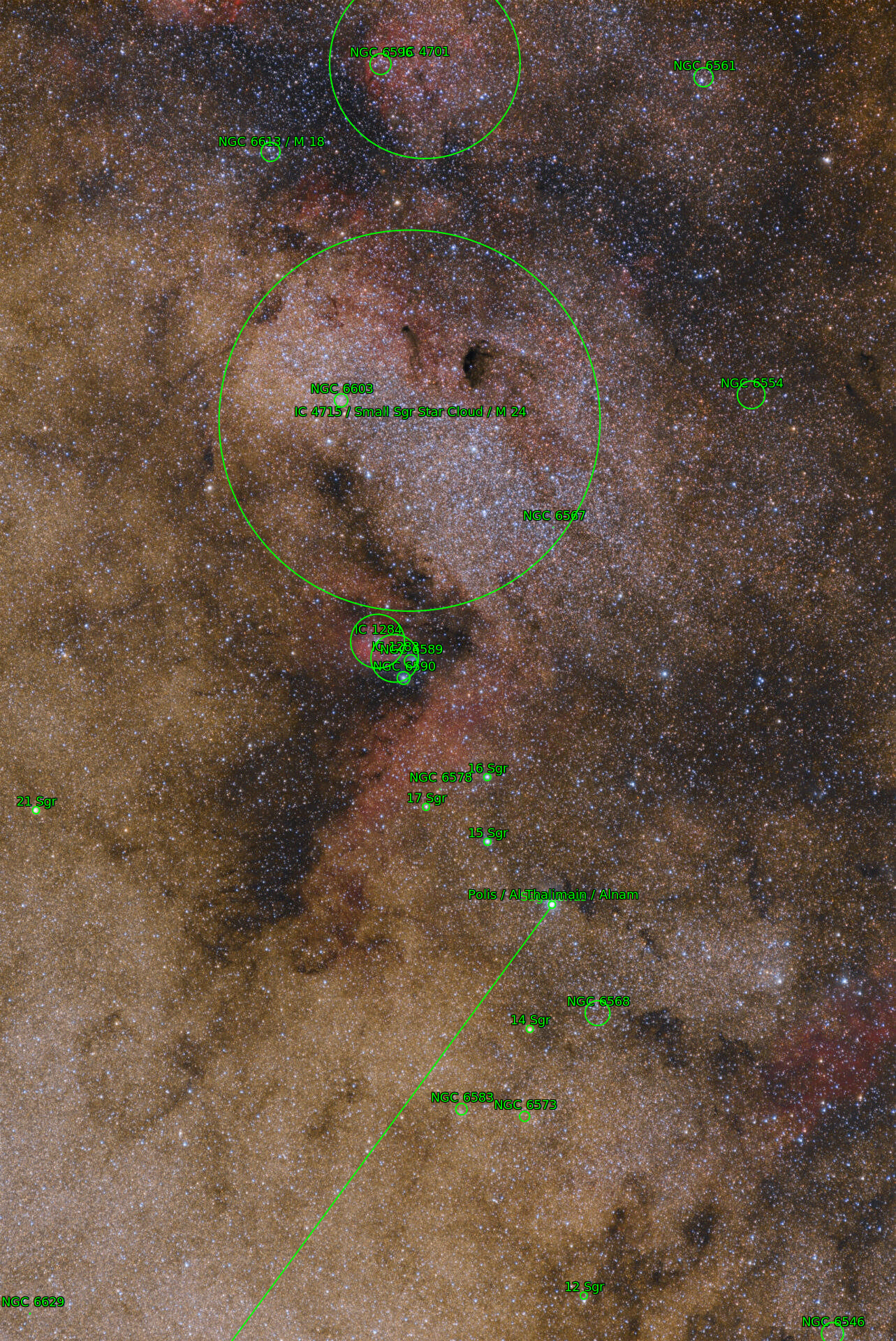 Sternkarten-Overlay (Astrometry.net)