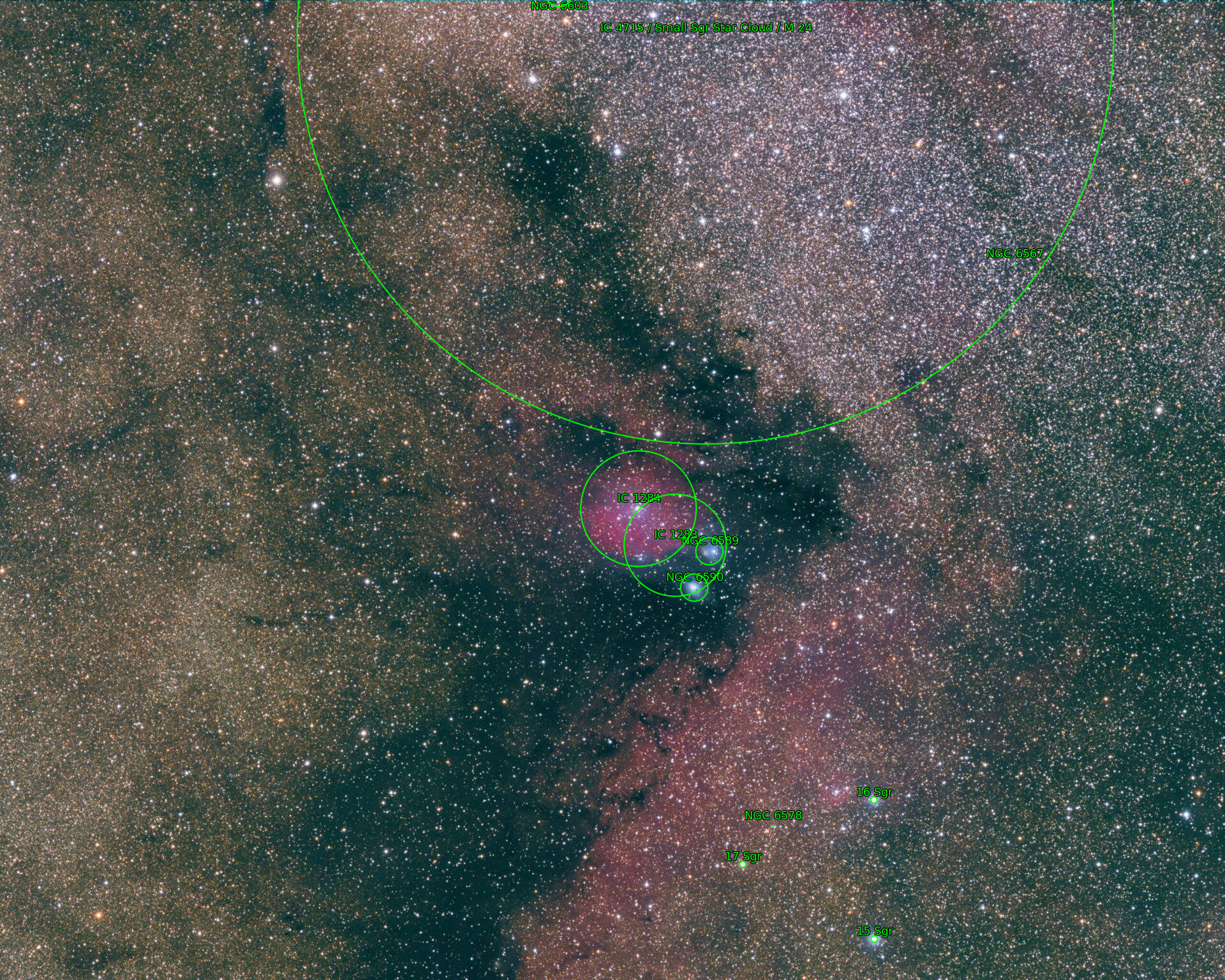 Sternkarten-Overlay (Astrometry.net)