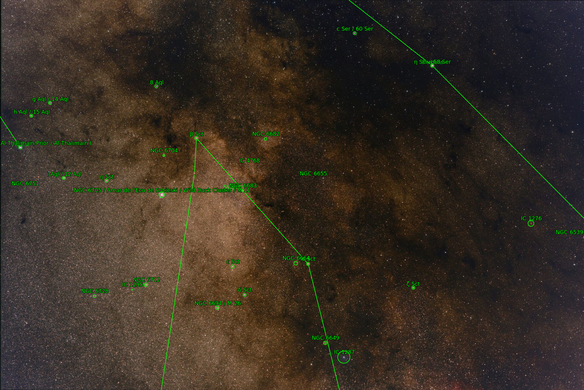 Sternkarten-Overlay (Astrometry.net)