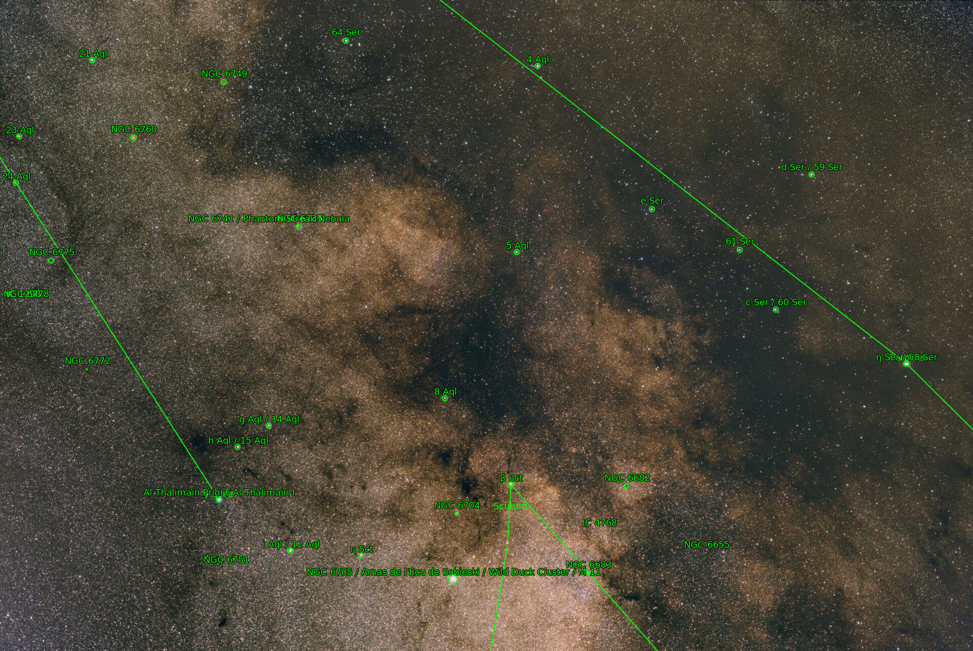 Sternkarten-Overlay (Astrometry.net)